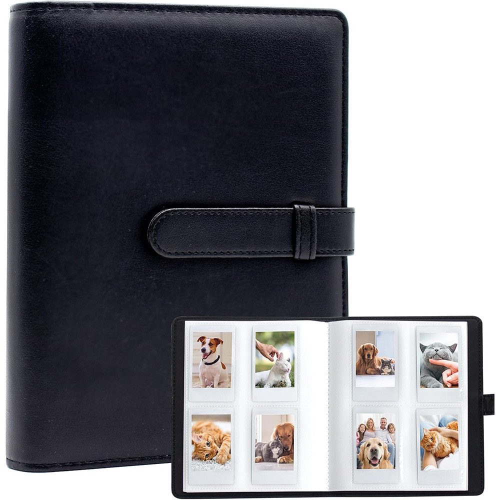 TUWENA Fotoalbum Fotoalbum mit 256 Taschen für Fujifilm Instax Film Polaroid Fotos