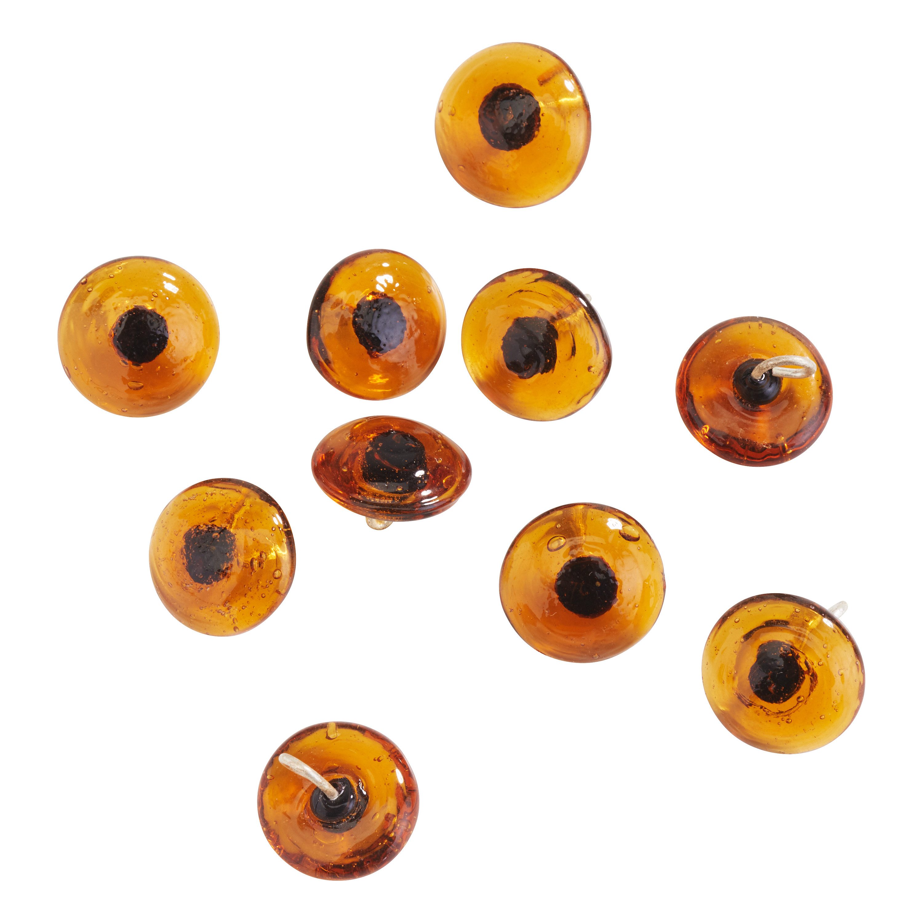 Rayher Kuscheltier Teddybären Augen zum Annähen Teddyaugen 12 mm, 10 Stück