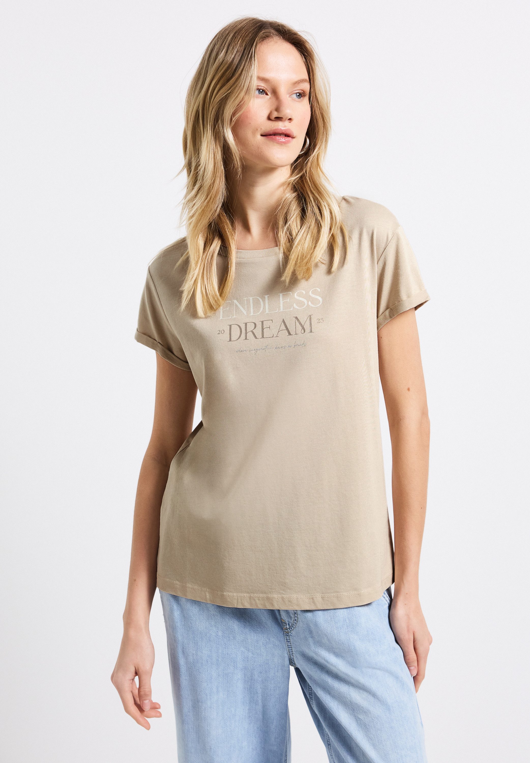 STREET ONE T-Shirt, mit Rundhalsausschnitt günstig online kaufen