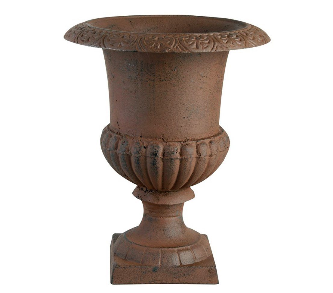 Esschert Design BV Blumentopf Französische Pflanzvase nostalgisch, Gusseisen, Antike Amphoren Vase für Hauseingang und Terrasse
