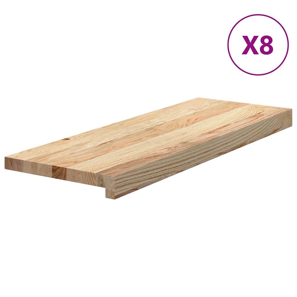 vidaXL Stufenmatte Treppenstufen 8 Stk. Unbehandelt günstig online kaufen