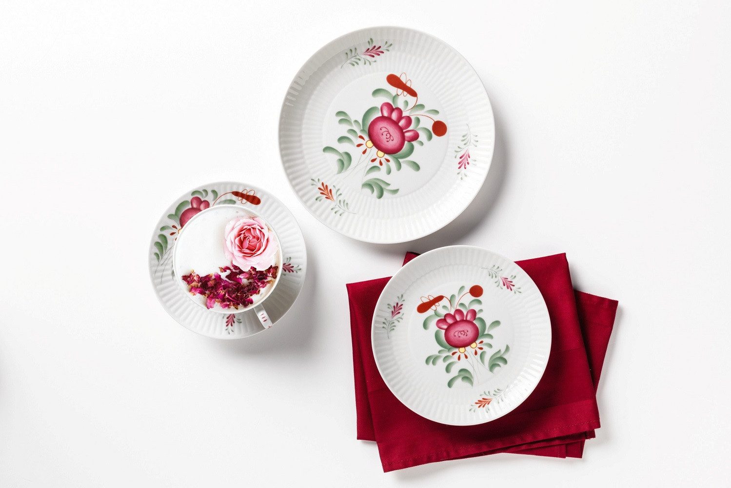 Seltmann Weiden Untertasse Seltmann Weiden Amina Ostfriesenrose Kombi-Untertasse 12 cm
