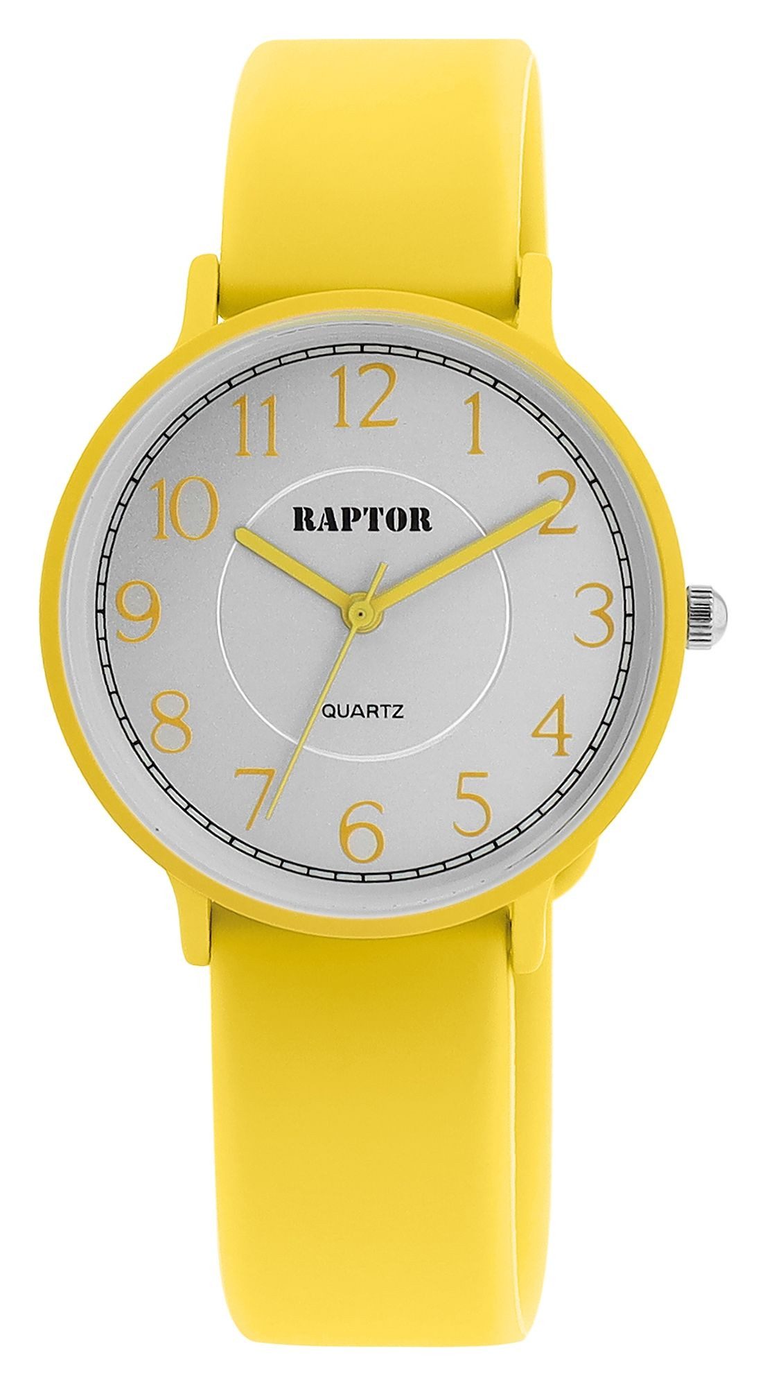 Raptor Quarzuhr Flavia Silikonbanduhr, sportlich, D: 34mm, farbenfroh, trendy