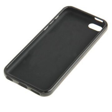 König Design Handyhülle Apple iPhone 5c, Apple iPhone 5c Handyhülle Backcover Schwarz