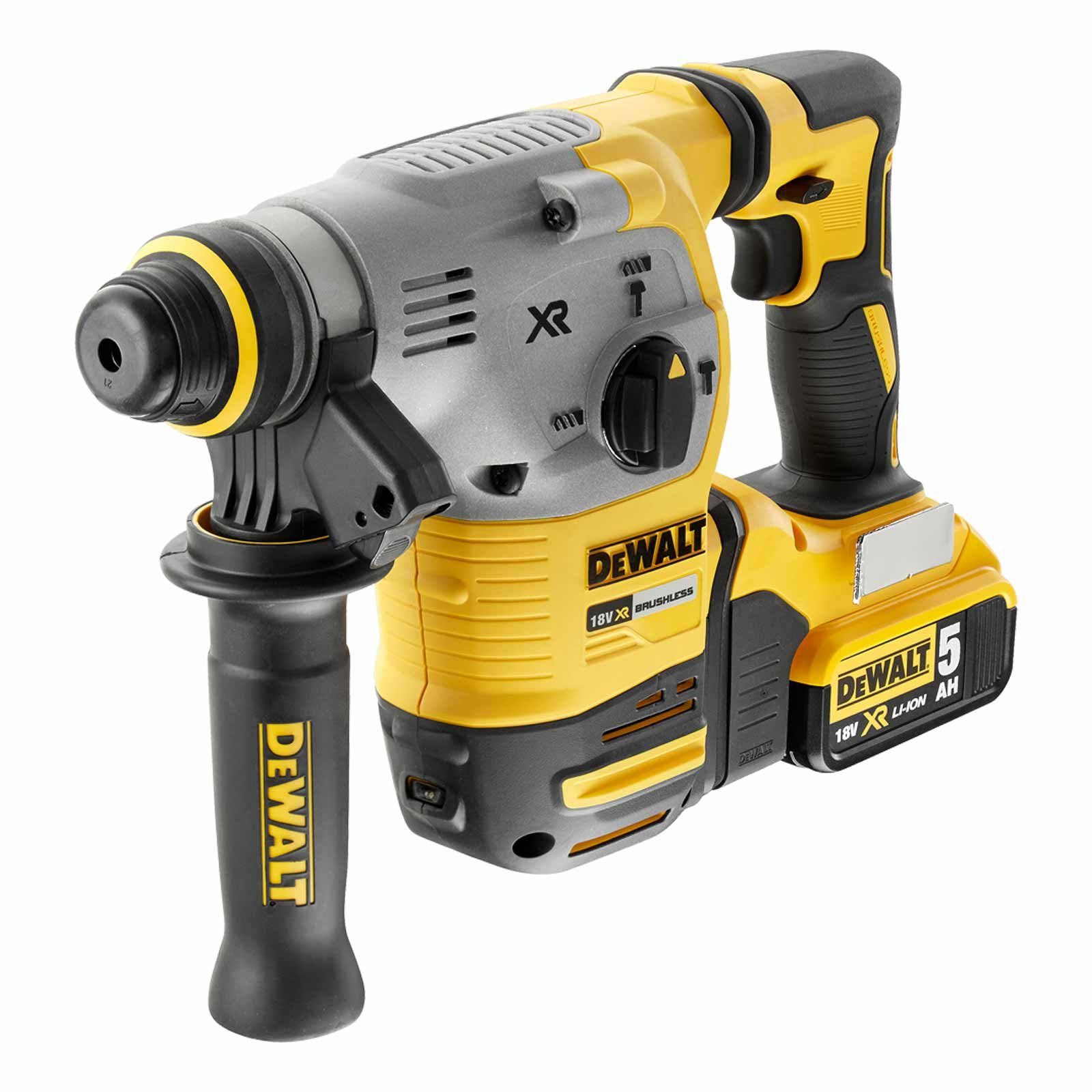 V, DCH283P2-QW DeWALT & 2x Akku, DeWalt Akku-Kombihammer Ladegerät 2x SDS-plus (Set), Akku 18V, TSTAK-BoxVI, inkl. 54 Kombihammer