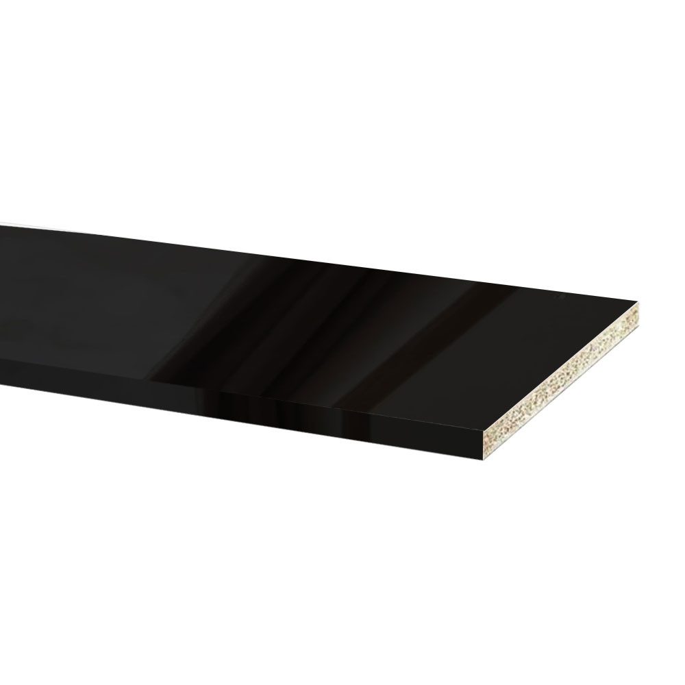 Frontdekor schwarz Hochglanz