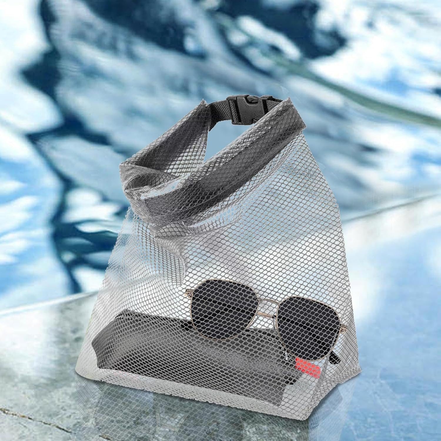FELIXLEO Sporttasche Starkes Mesh-Material sorgt für langlebige Outdoor-Nutzung (1-tlg)