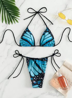 Orient Phoenix Tankini Sommer rückenfreies Bikini-Top-Set, Tankini-Badeanzug, rückenfrei Zweiteiliger Badeanzug-Bikini für Damen mit Spaghettiträgern