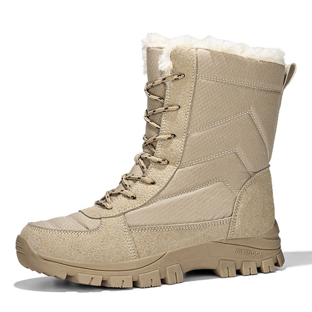 HUSK'SWARE Снегоступы Warme Damen Herren Stiefel (Rutschfeste Gummisohle Bequeme Innenfütterung), Wasserabweisendes Obermaterial Hoher Schaft
