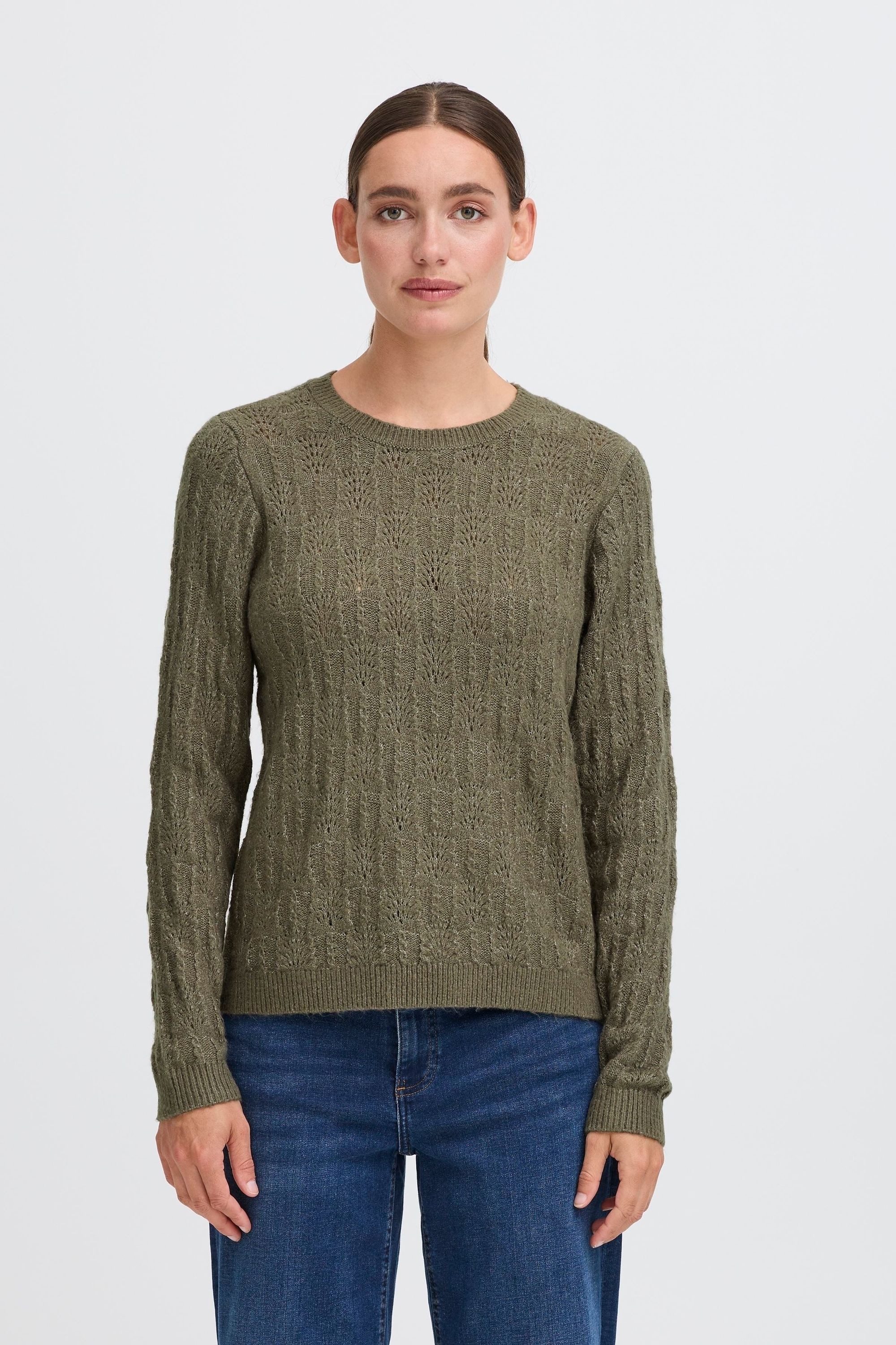 OXMO Rundhalspullover OXFSINVA Modischer Strickpullover mit günstig online kaufen