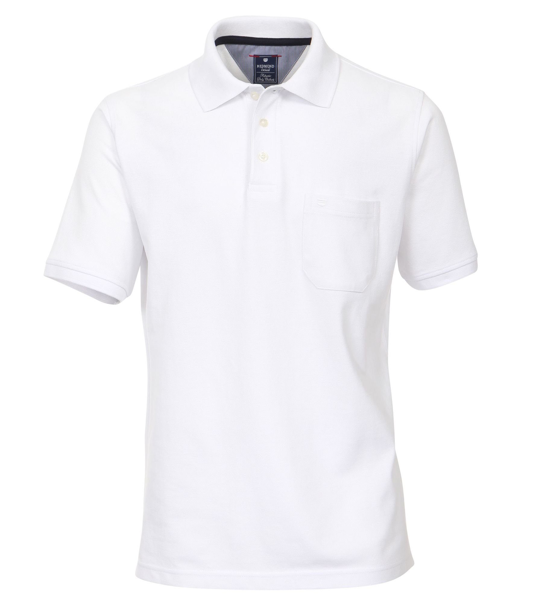 Redmond Poloshirt Piqué Polo-Shirt Weiß(0)