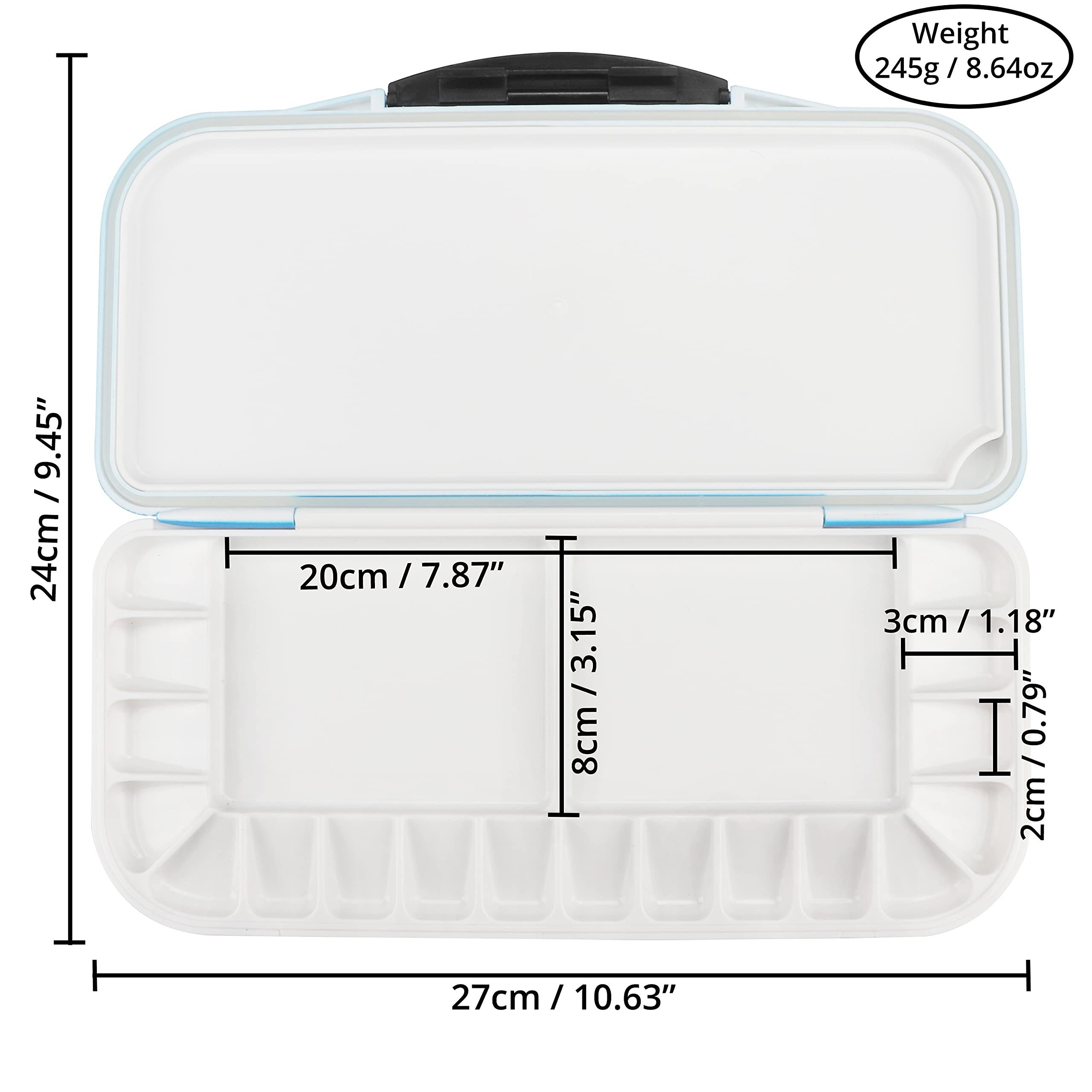 Thumbnail - Belle Vous Malpalette Foldable Artist Palette: 18 Compartments, Portable Travel Box