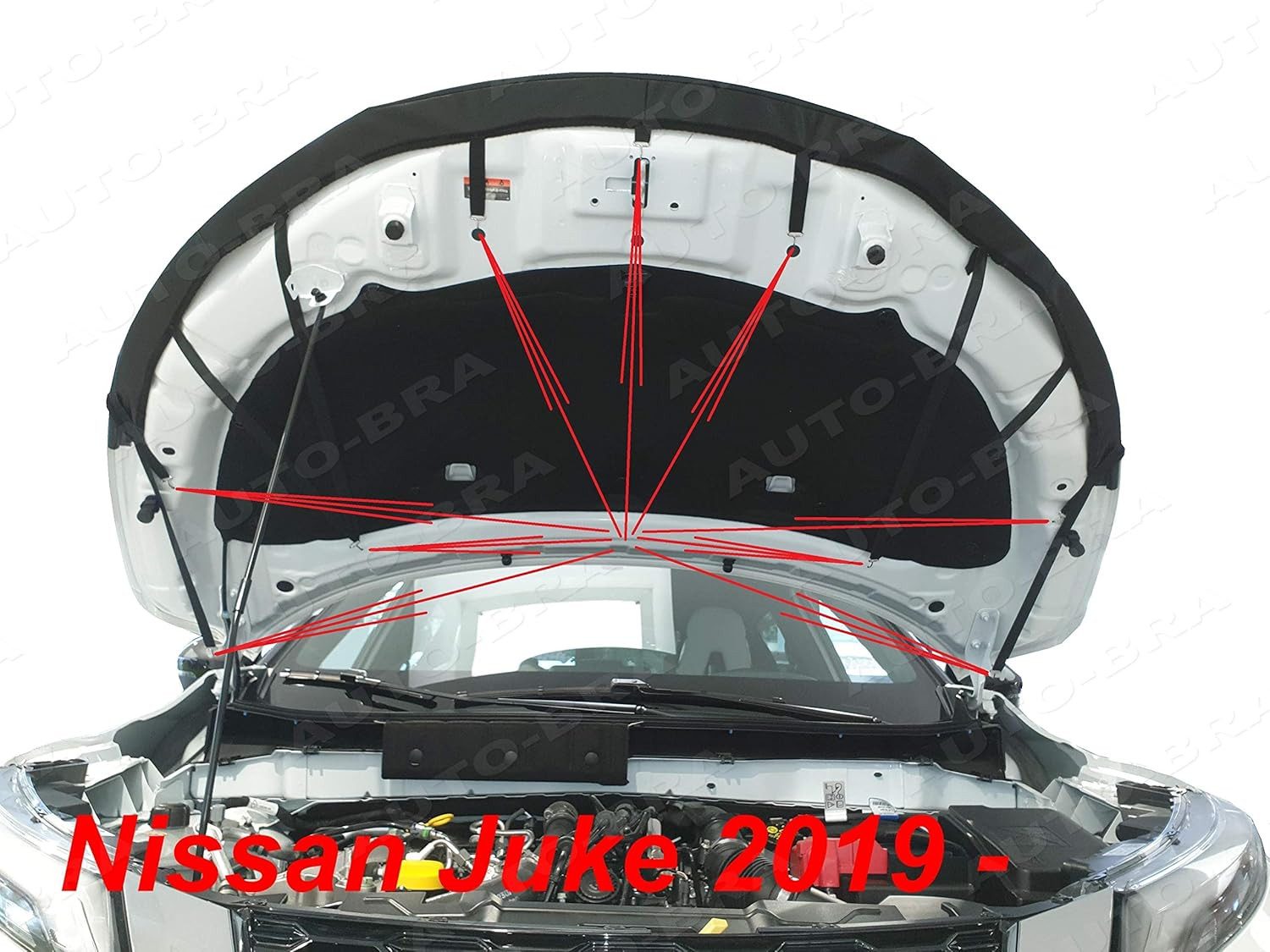 auto-bra Autoplane AB3-00545 Steinschlagschutz für Nissan Juke ab 2019 Haubenbra