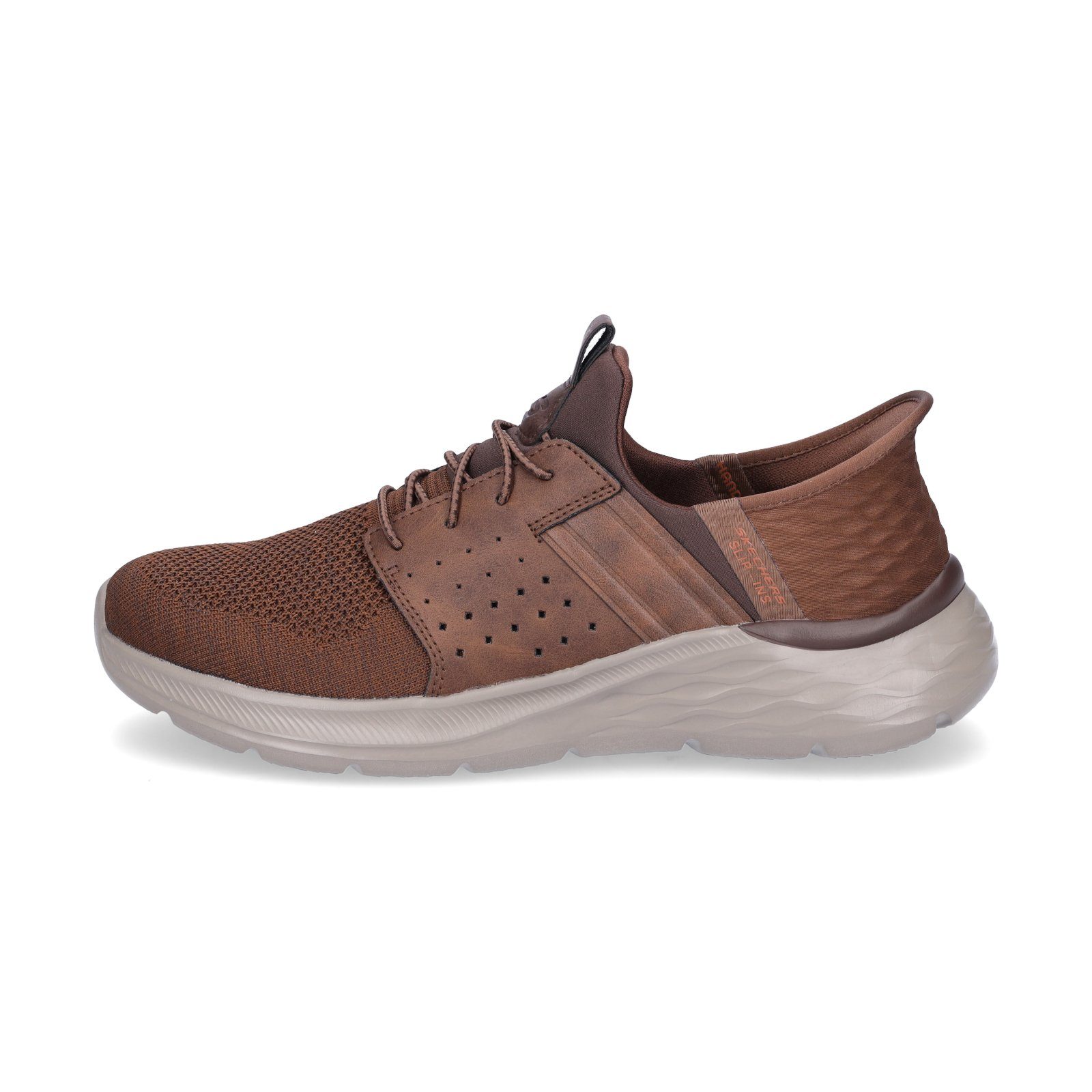 Skechers Skechers Herren Slip-in Sneaker Garner Newick braun Sneaker günstig online kaufen