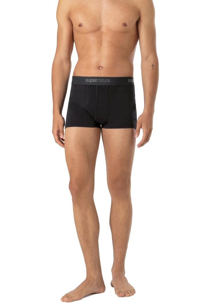 SUPER.NATURAL Boxershorts Tundra 175 - Merinowolle - Unterwäsche schwarz He günstig online kaufen