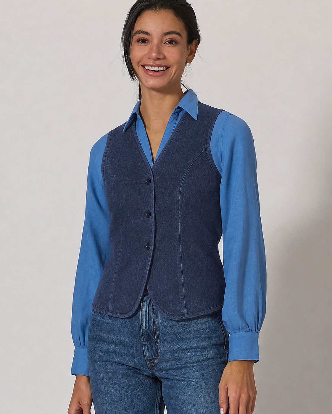 HempAge Anzugweste Twill Weste Hanf/Biobaumwolle Normal Fit