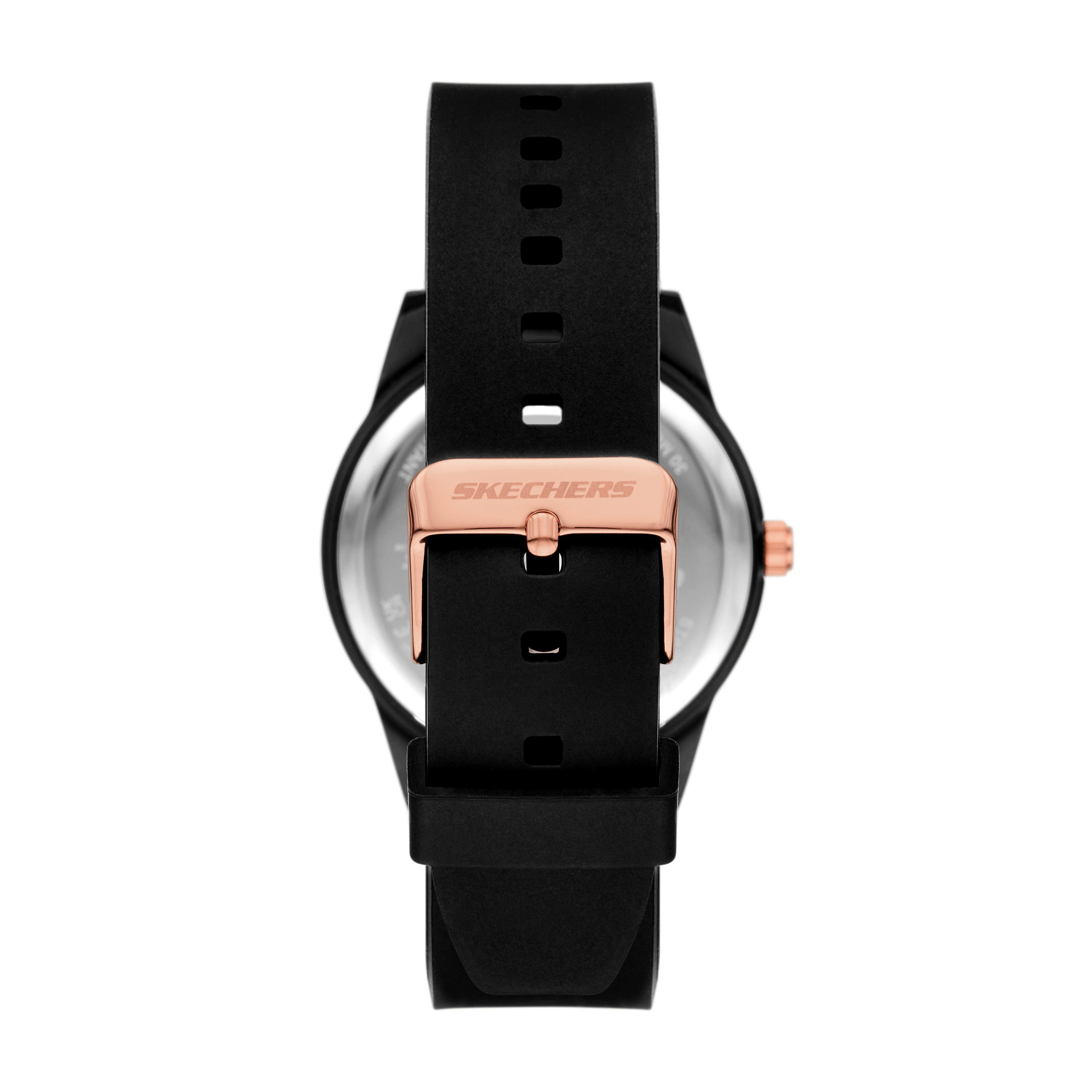 Skechers Quarzuhr Printed Interchangeable Straps SR9150, (Set, 3-tlg., mit zwei Wechselbändern), Armbanduhr, Damenuhr, Silikonarmband, Ideal auch als Geschenk, analog