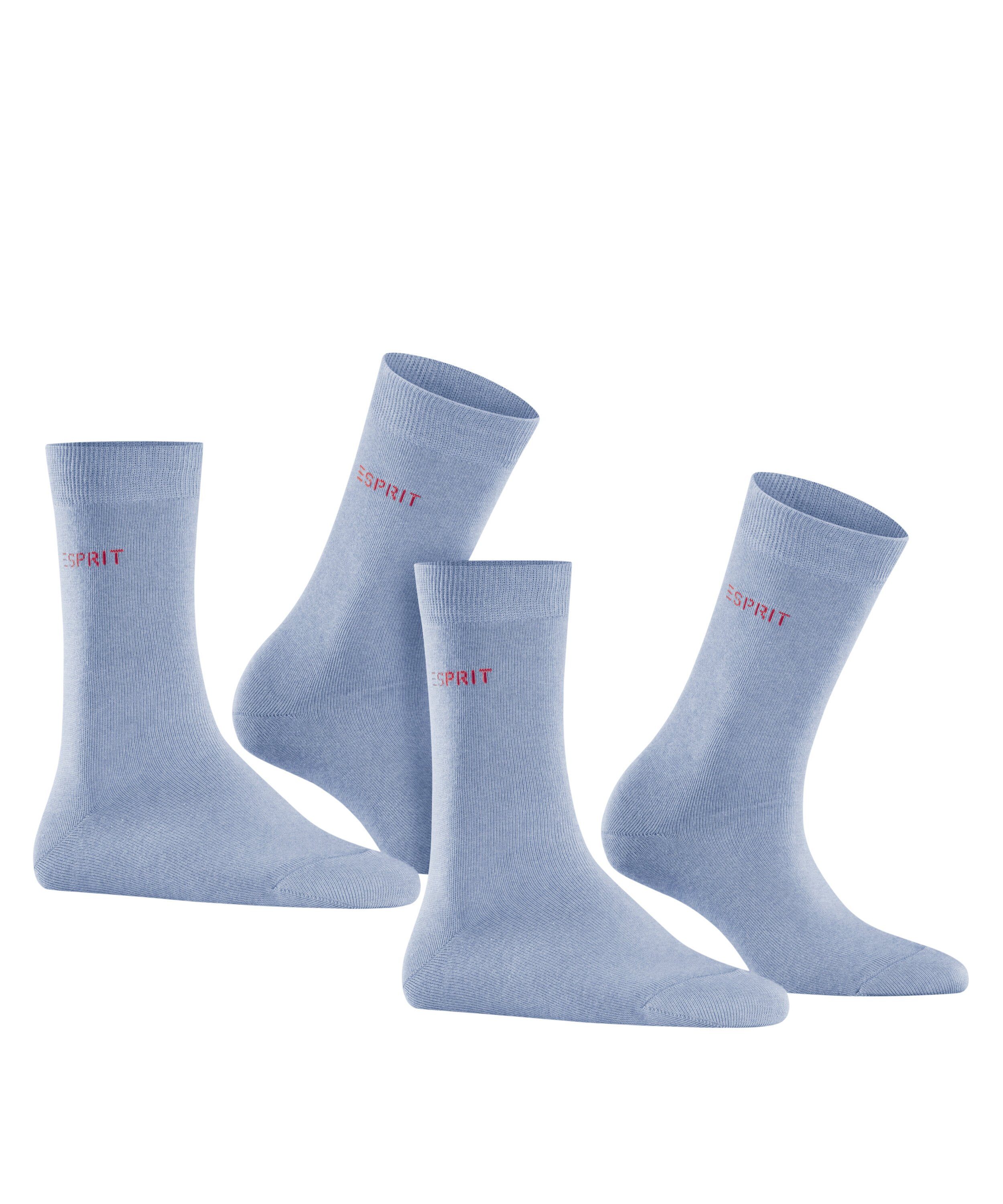 Esprit (6458) Uni jeans Socken 2-Pack (2-Paar)