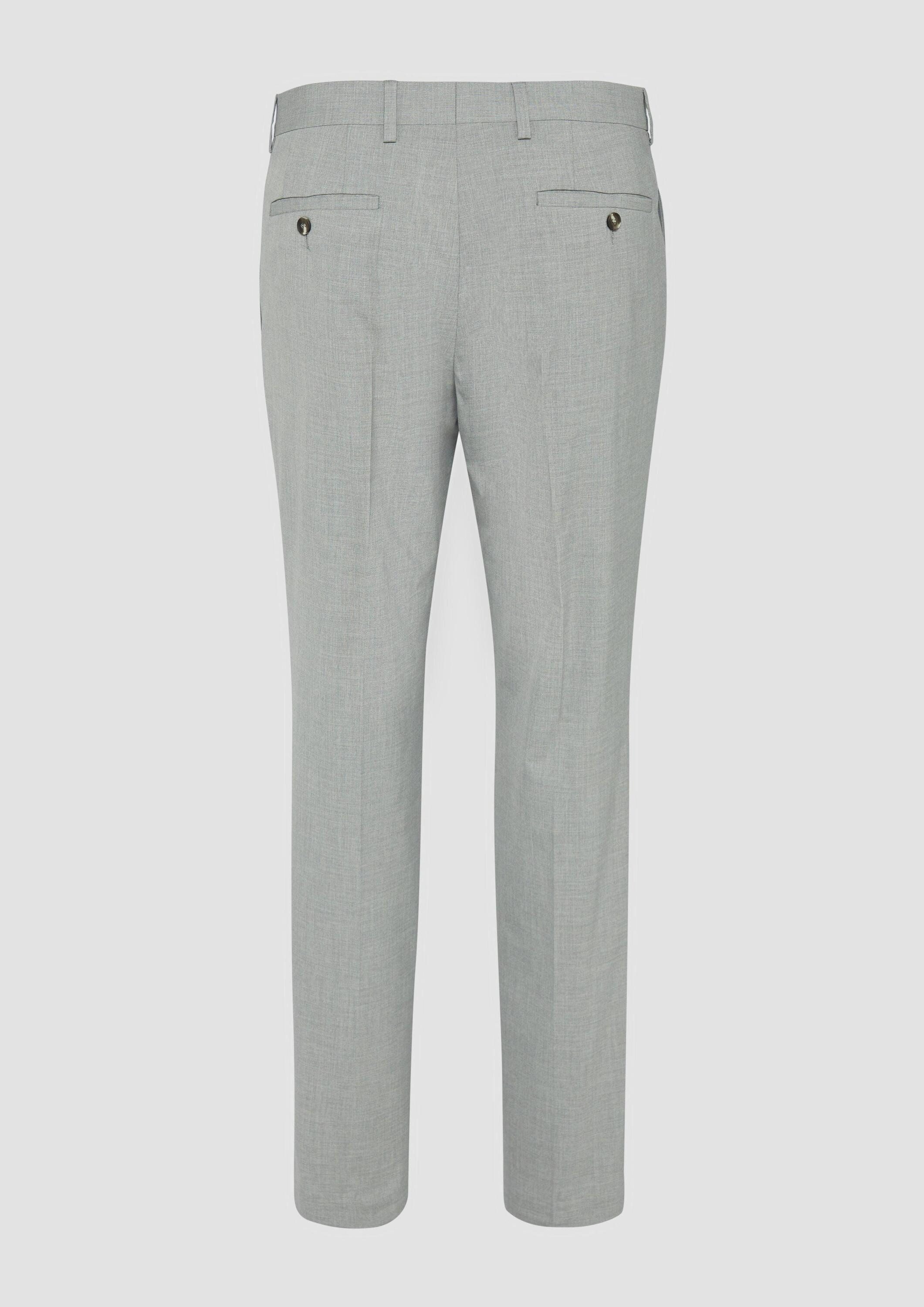 s.Oliver Chinos Hose S.OPURE s.O PURE: Anzughose mit feiner Webstruktur