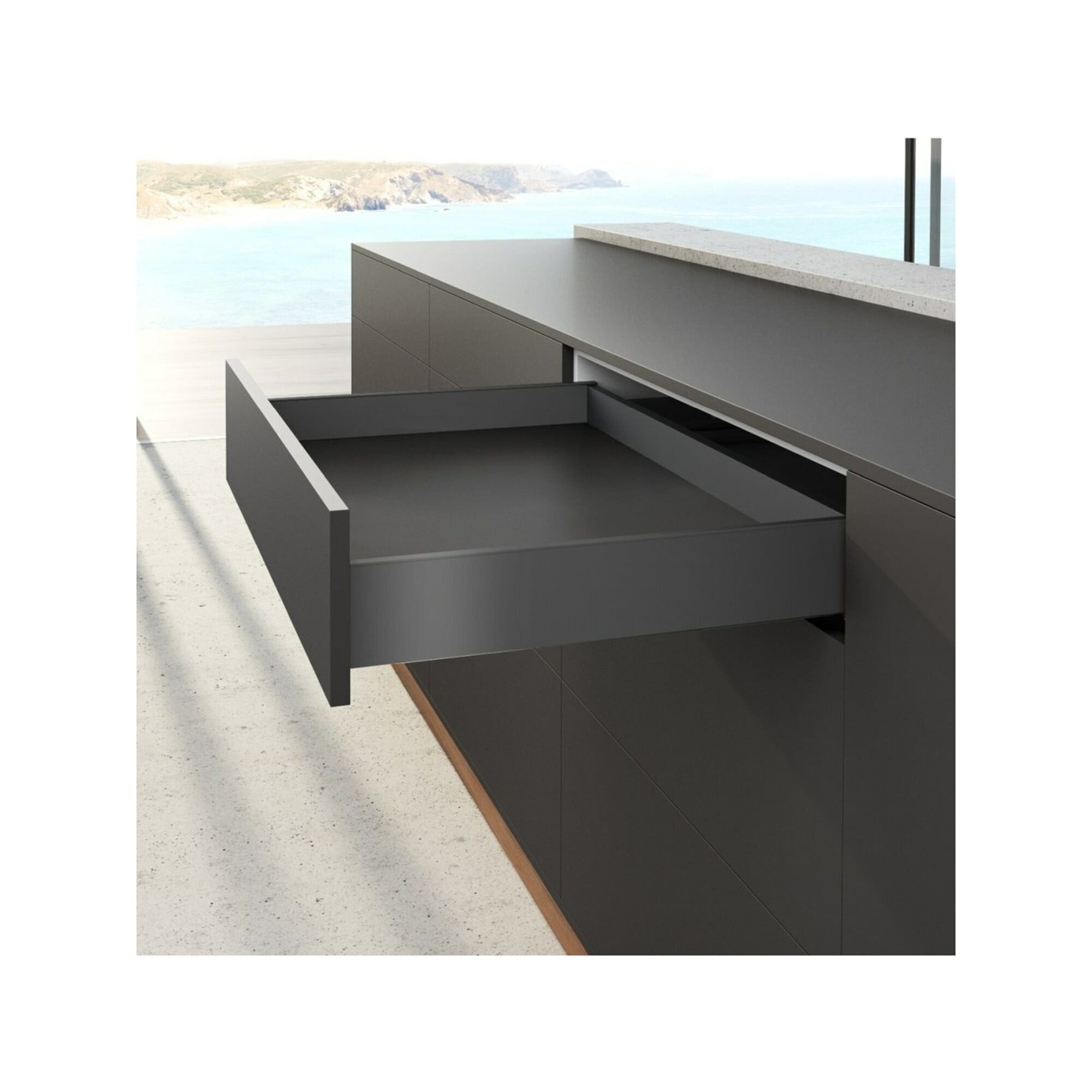 Hettich Teleskop-Vollauszug Hettich AVT YOU ZG H101 NL450 AZ SET AVANTECH ZARGE