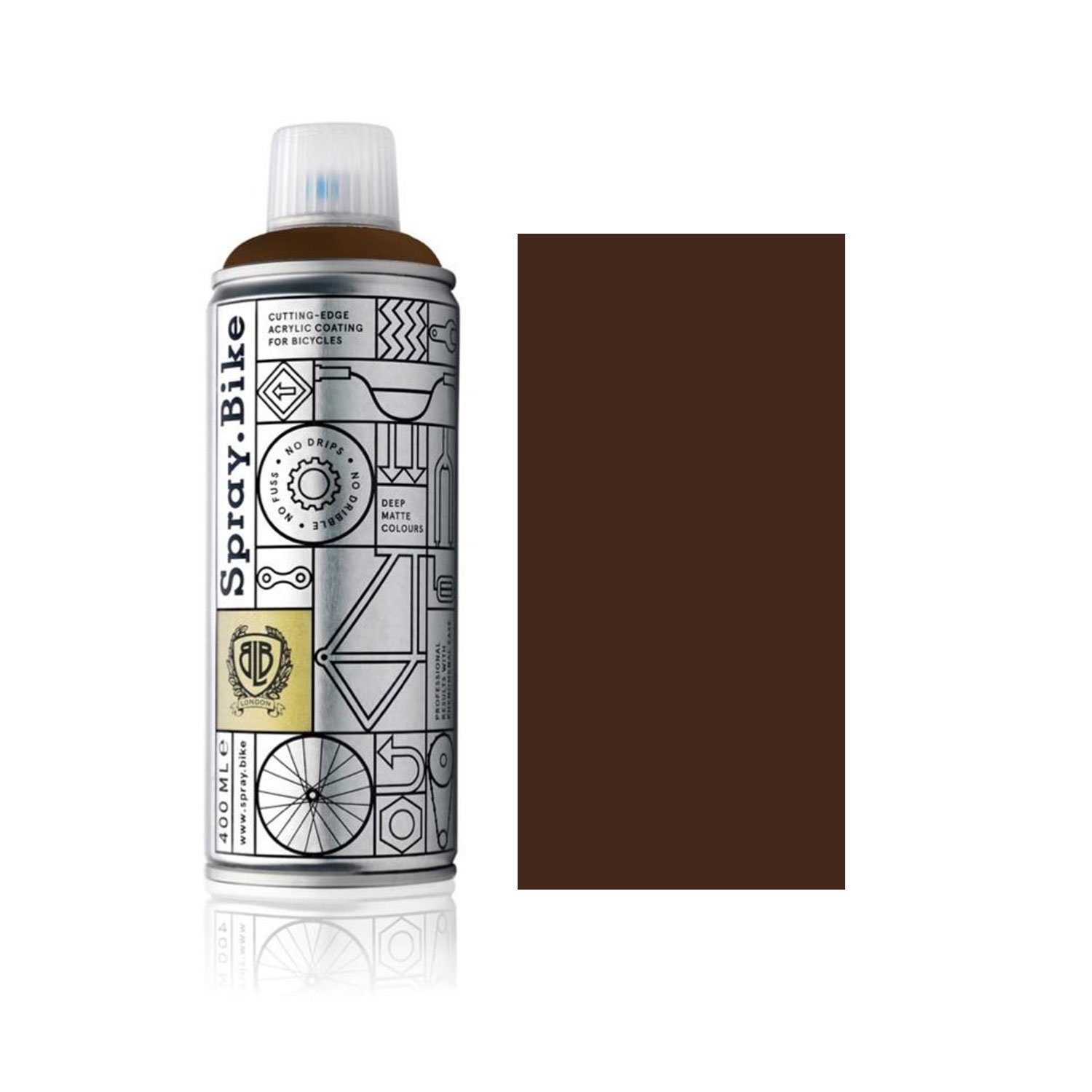 Spray.Bike Sprühflasche Fahrrad Lackspray in versch. Farben - keine GRUNDIERUNG notwendig - Acryllack/Lackspray in 400 ml Spraydose, Matt- und Klarlack Optik möglich, UV-resistent, wetterfest, Matt-Optik