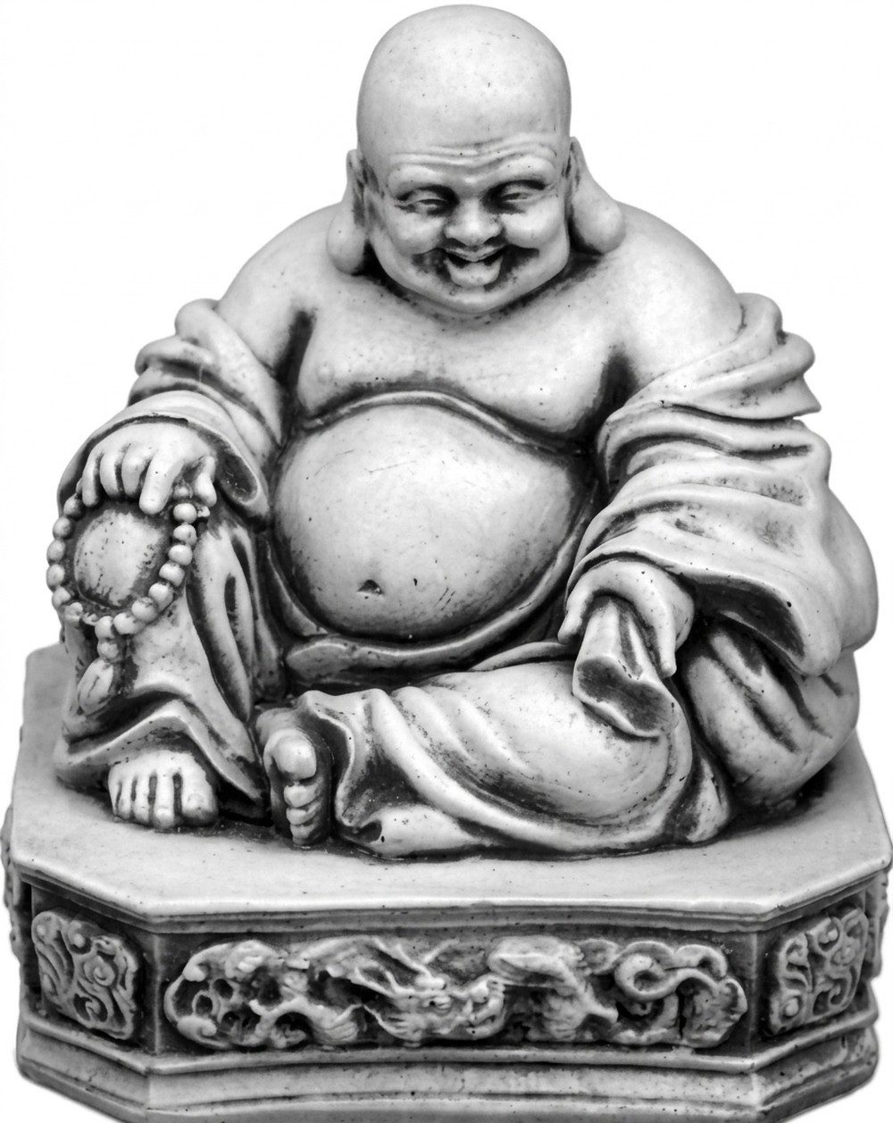 JVmoebel Buddhafigur Steinskulptur Buddha für Garten und Wohnbereich, Made in Europa