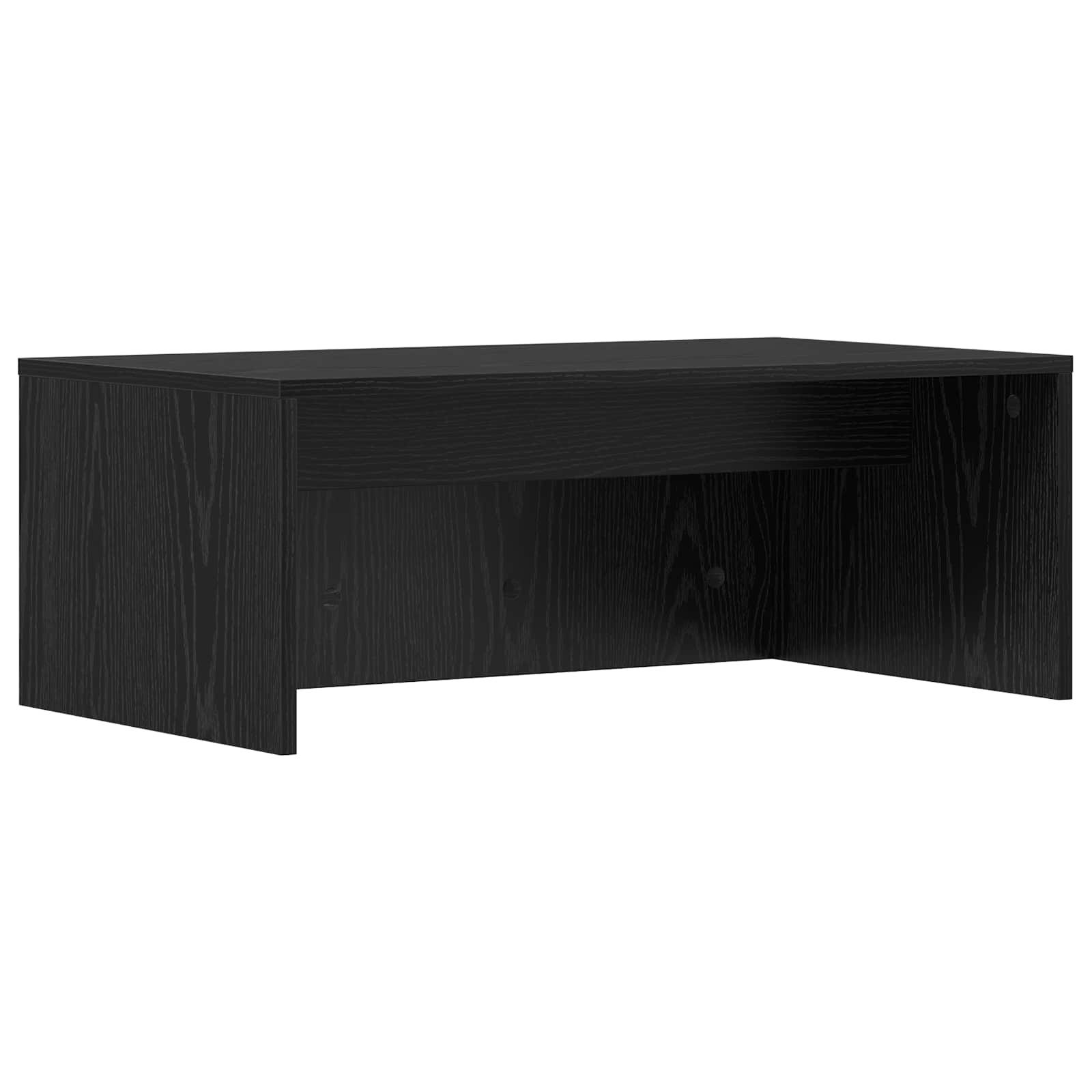 vidaXL Schreibtisch Wandtisch Schwarz Eichen-Optik Holzwerkstoff 80 x 45 x 30 cm (1-St)