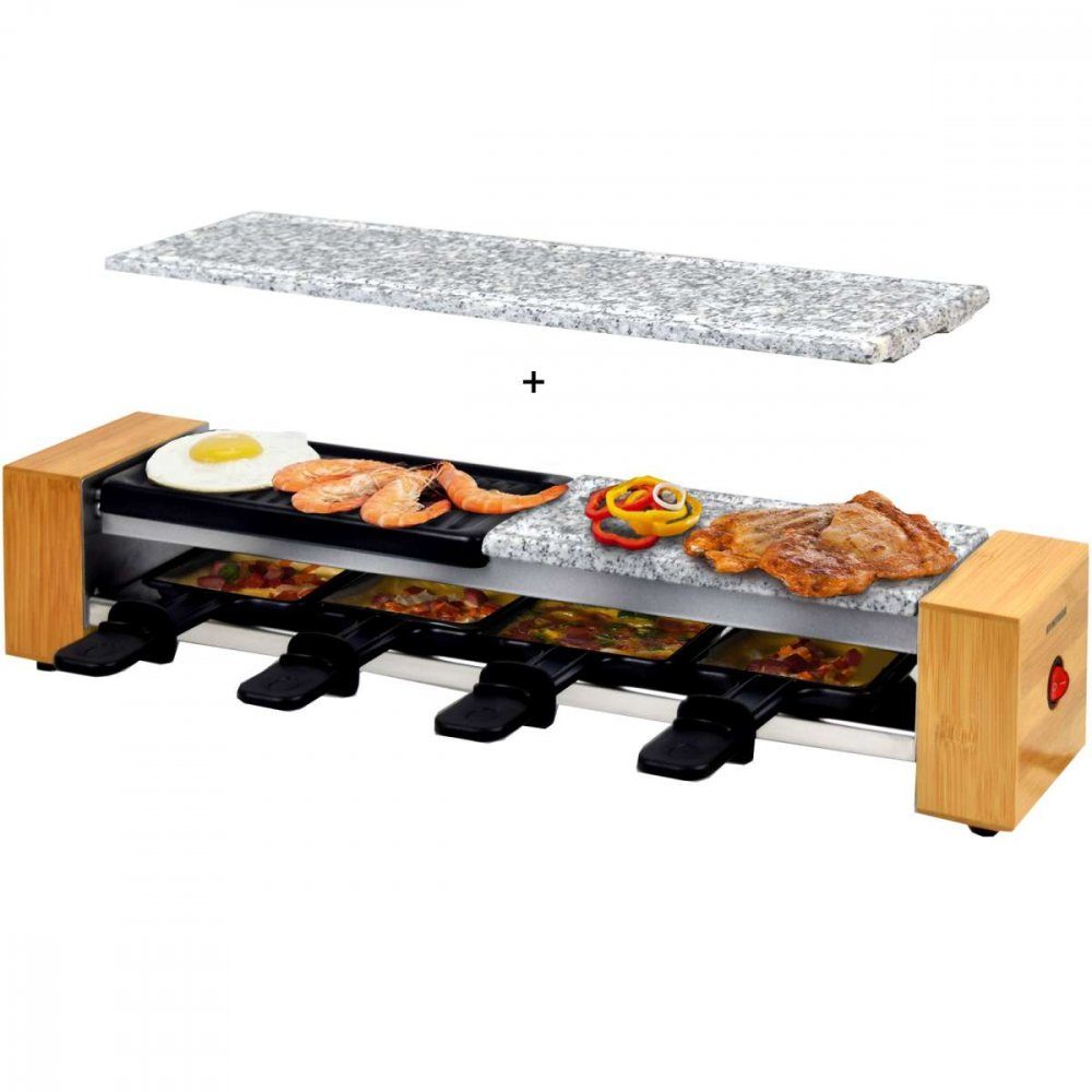 Syntrox Raclette Syntrox Raclette-Grill Set Corippo mit Wechselplatten, 600 W