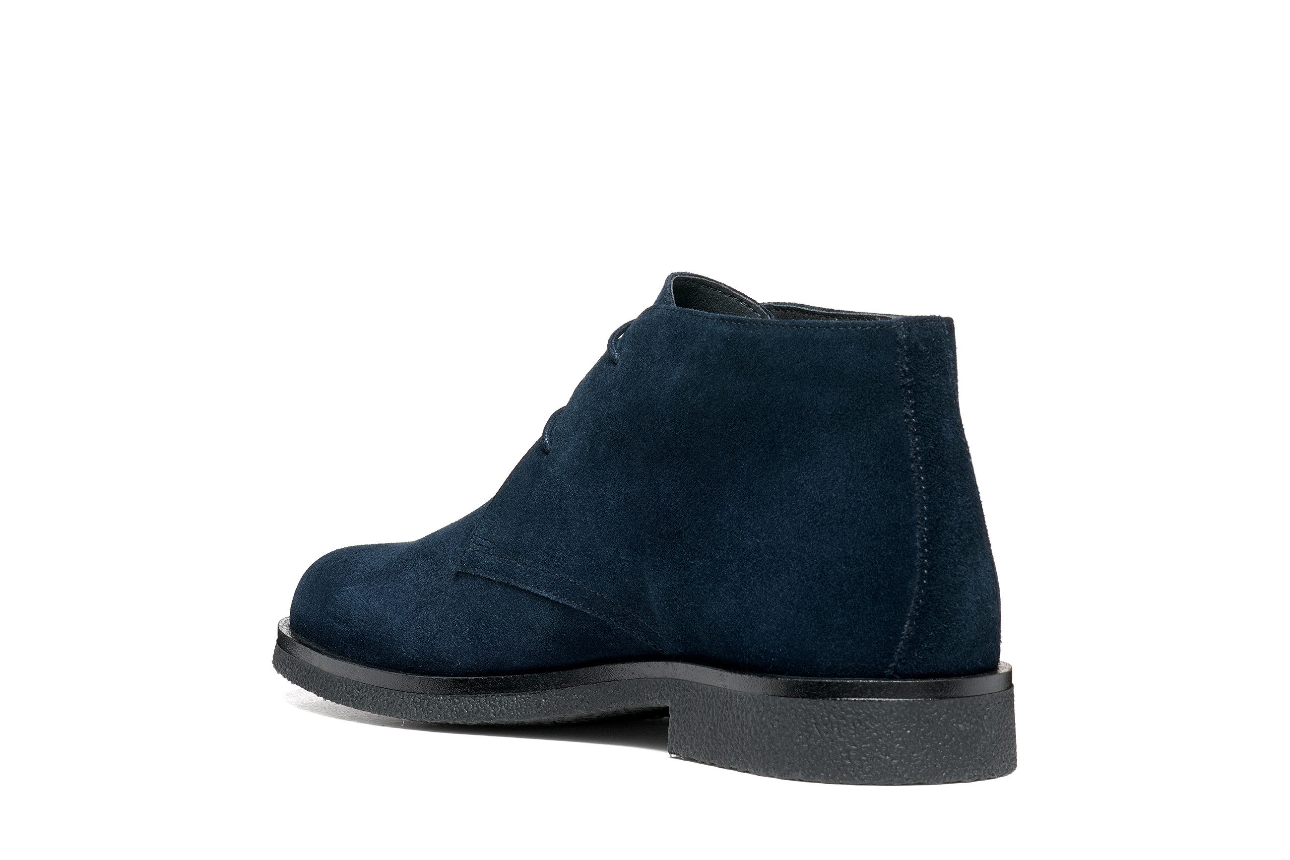 Geox U SAHARO Schnürstiefel, Schnürboots, Businessboots mit Ziernähten
