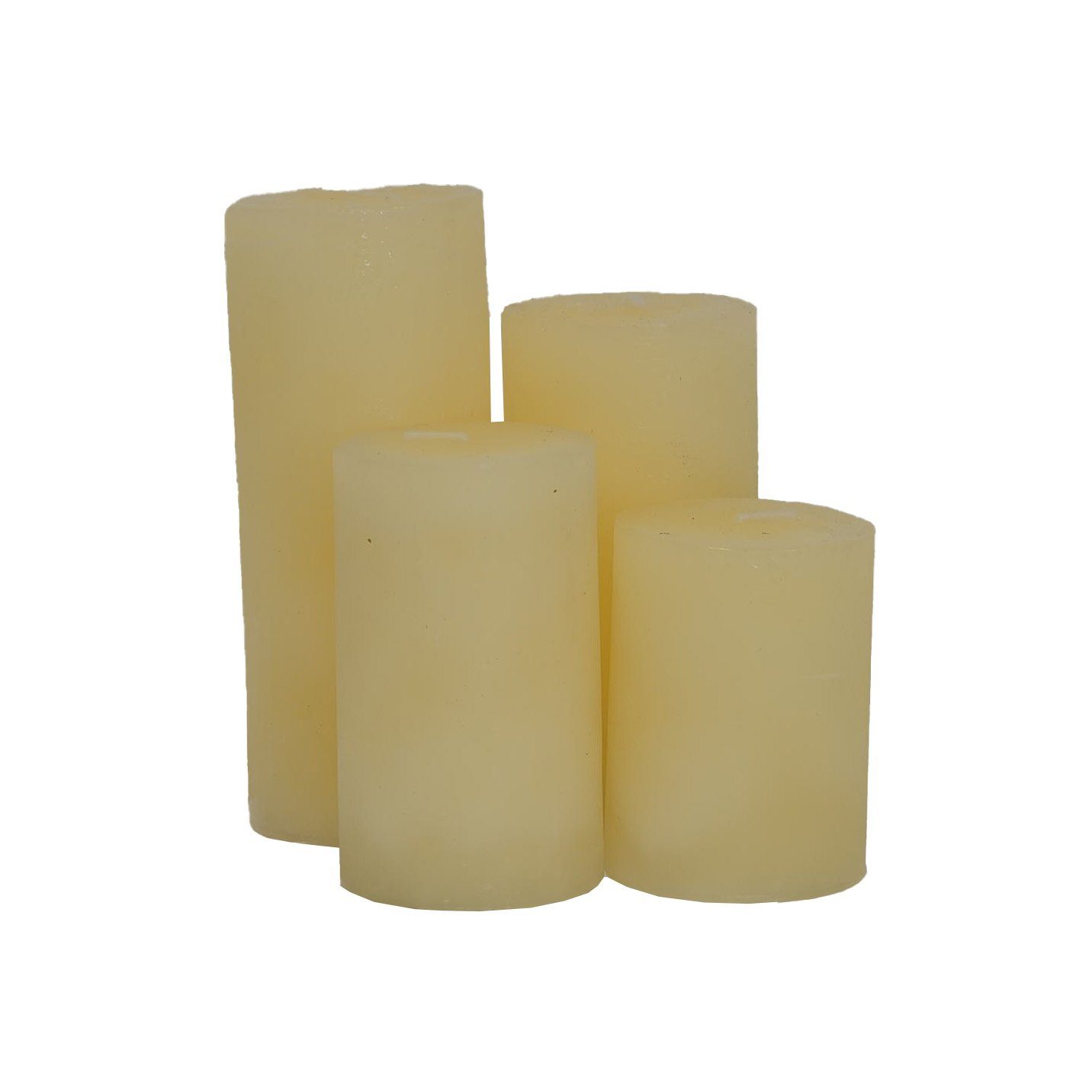 B&S Stumpenkerze Kerzen Frost 4er Set günstig online kaufen