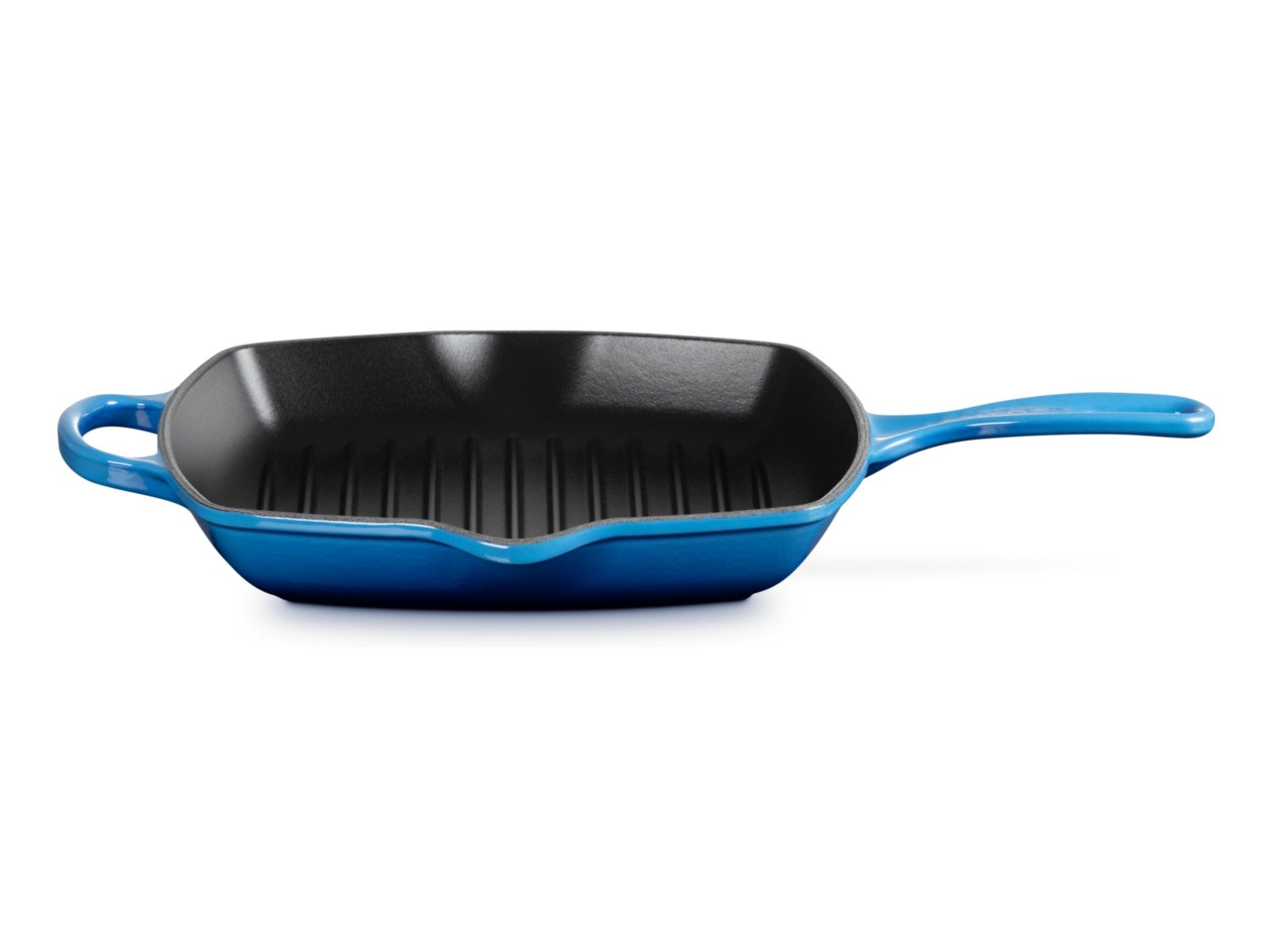 LE CREUSET Grillpfanne Grillpfanne Signature quadratisch azure 26cm