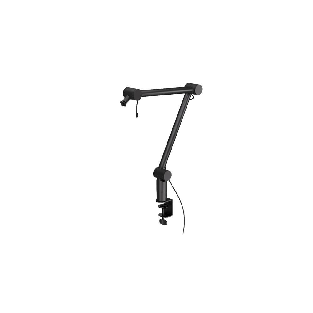 ENDORFY Mikrofonständer EY0A005 Studio Boom Arm Mikrofonarm mit Kabelmanagement, Schwarz, Innenfedern, drei Gelenke, 360° drehbar
