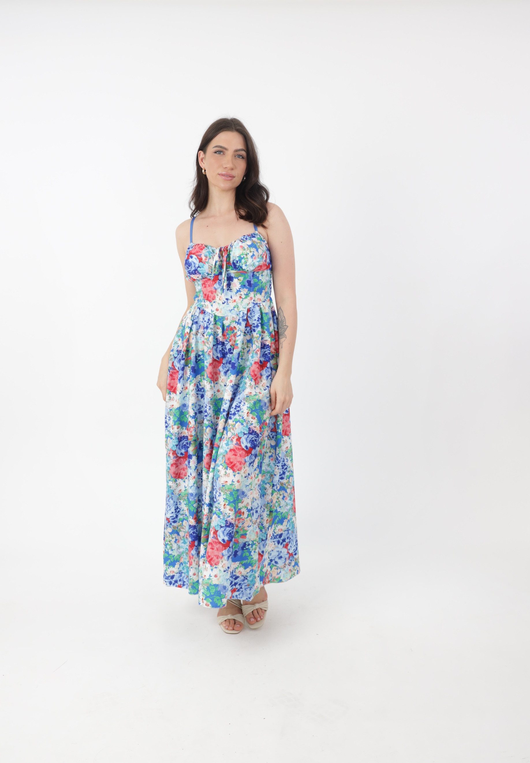 Elara Sommerkleid Kleid mit Muster