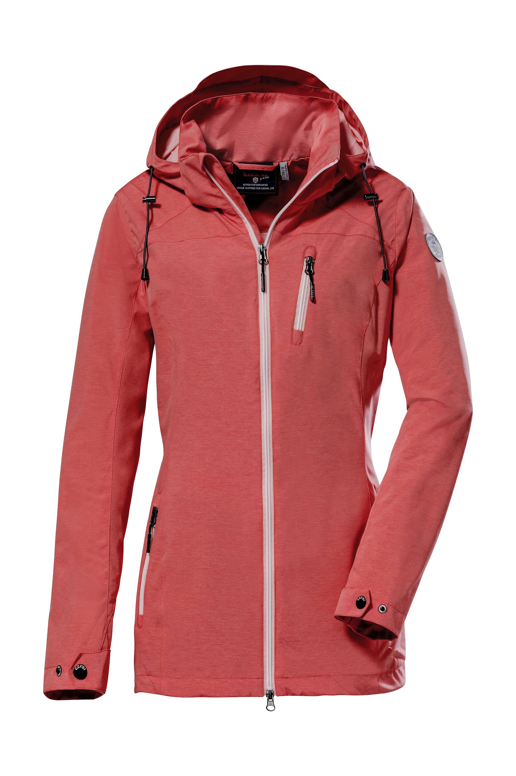 G.I.G.A. DX by killtec Funktionsjacke GS 31 WMN JCKT Wasserabweisende Funktionsjacke mit abnehmbarer Kapuze und Zippern
