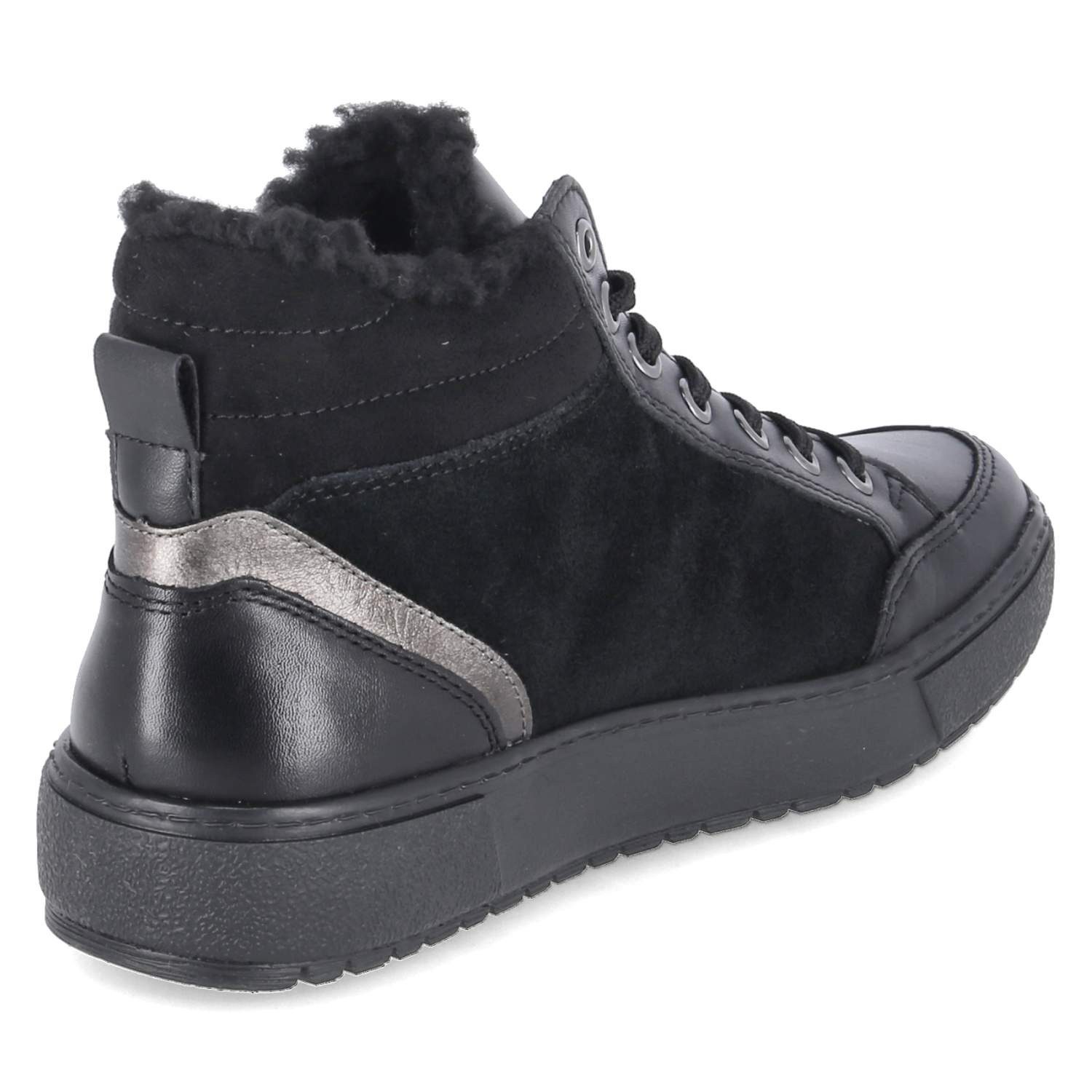 Remonte Remonte D2T72-03 Damen Leder & Textil black Winterstiefel