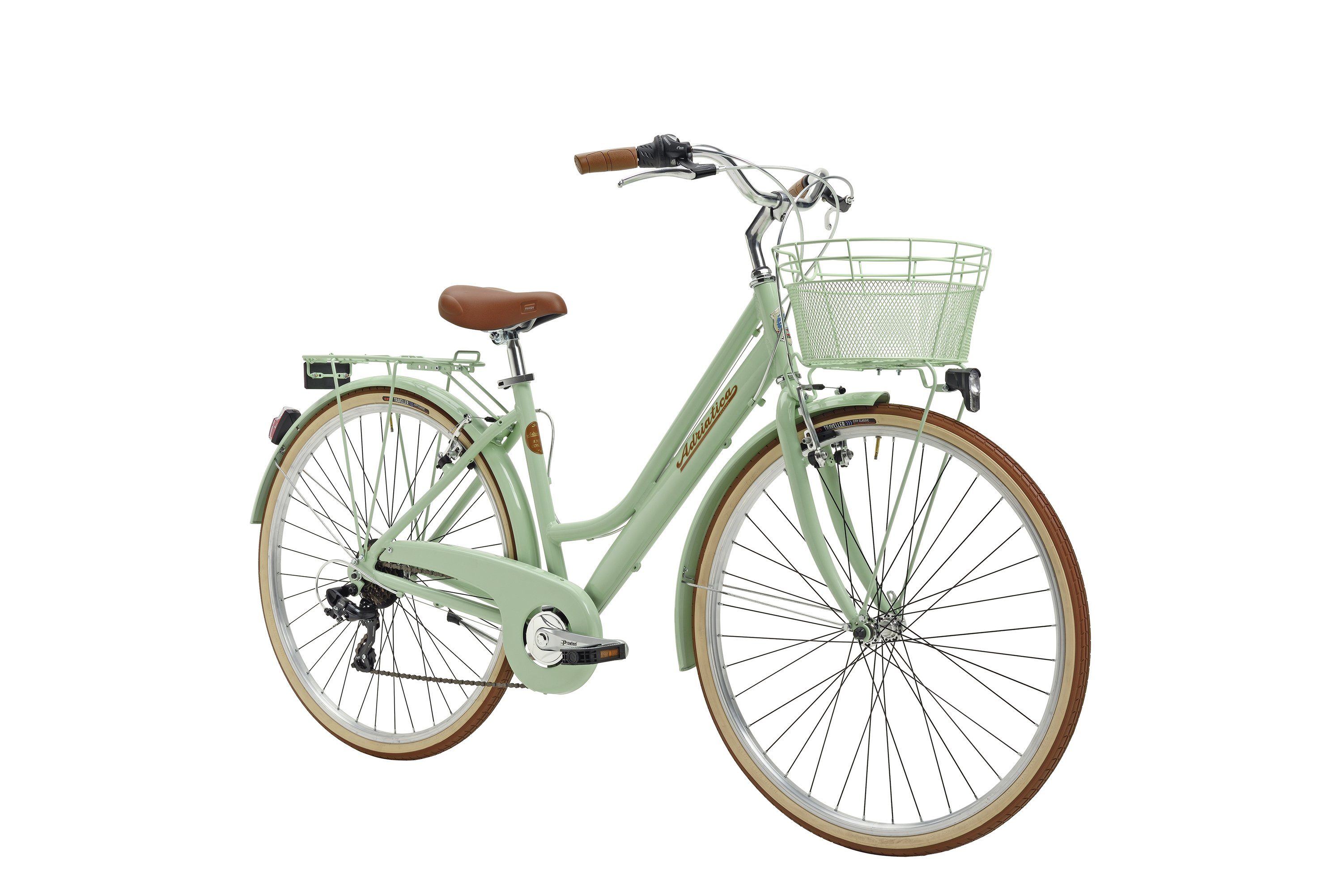 Adriatica Cityrad, 6 Gang Shimano, Kettenschaltung, RETRO Lady 28 Zoll