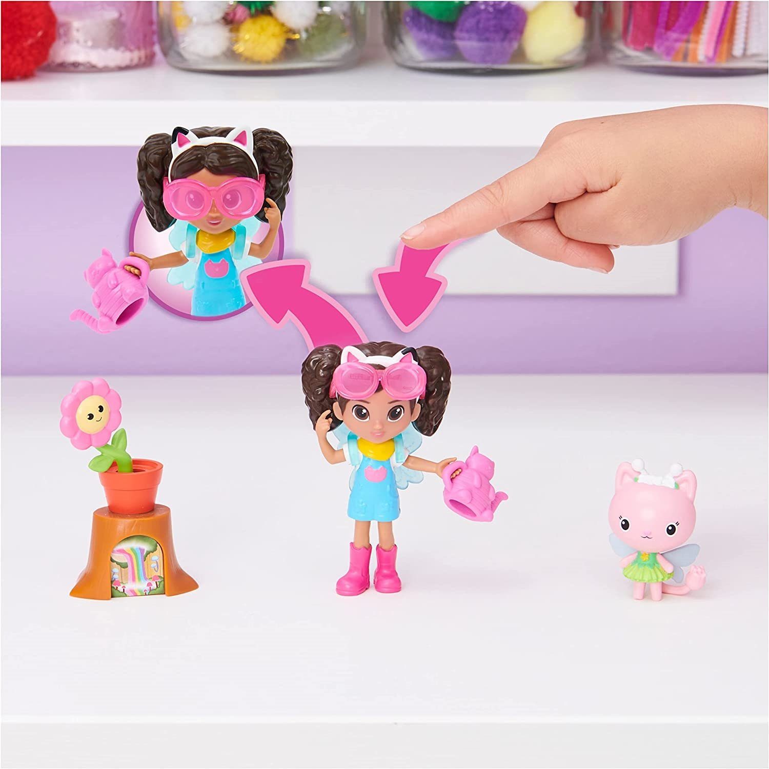 Spin Master Spielfigur 6062026 Gabby's Dollhouse - Gabby´s Flower-rific Garden – Bild 3 von 5