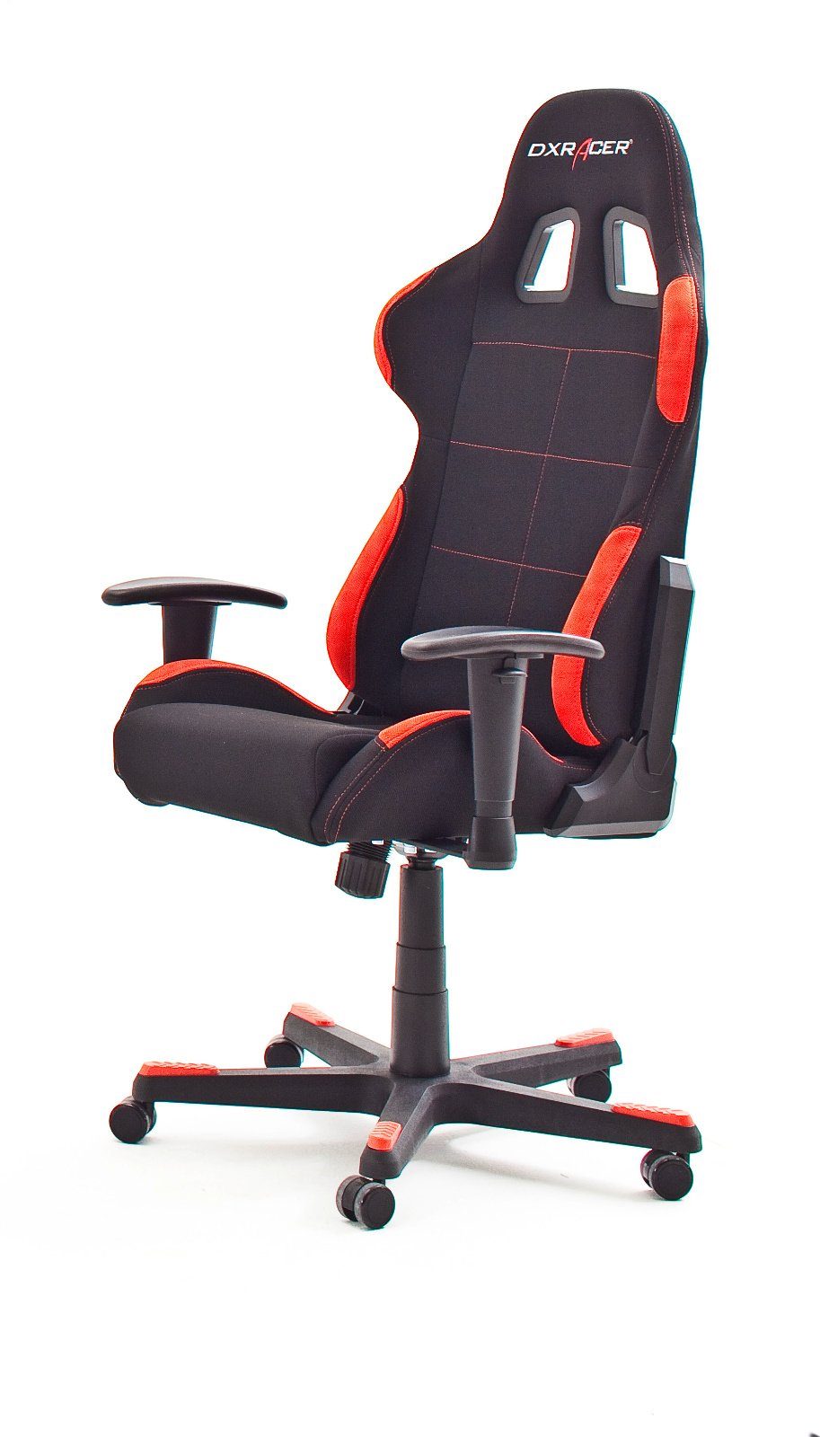 und Gaming Chair schwarz MCA (Chefsessel furniture rot) FD01-NR in DXRacer