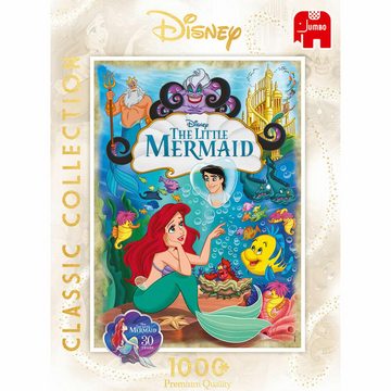 Jumbo Spiele Puzzle Disney Classic Collection Die kleine Meerjungfrau, 1000 Puzzleteile