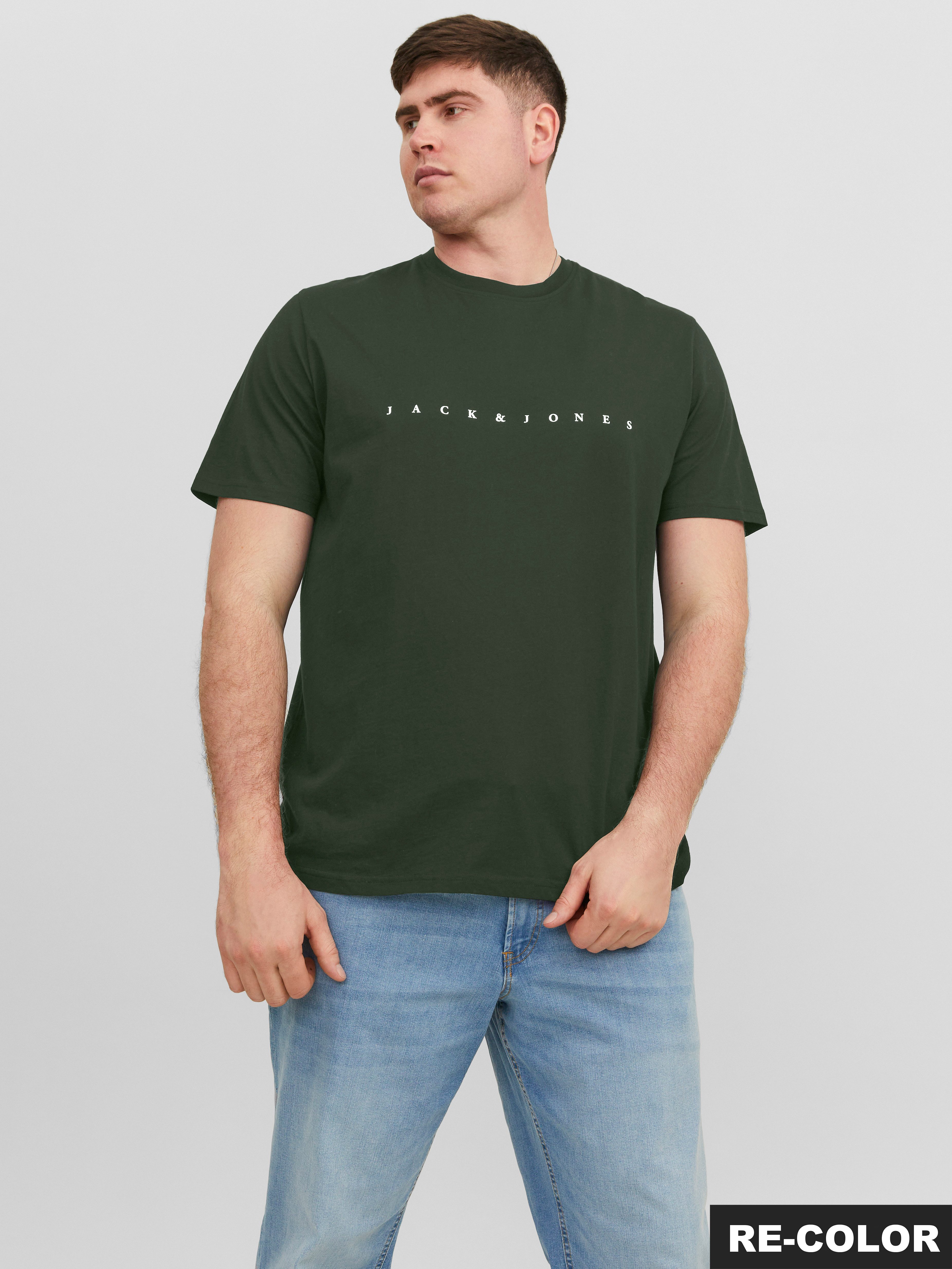 Jack & Jones PlusSize Rundhalsshirt JJESTAR JJ TEE SS NOOS PLS mit Logo Sch günstig online kaufen