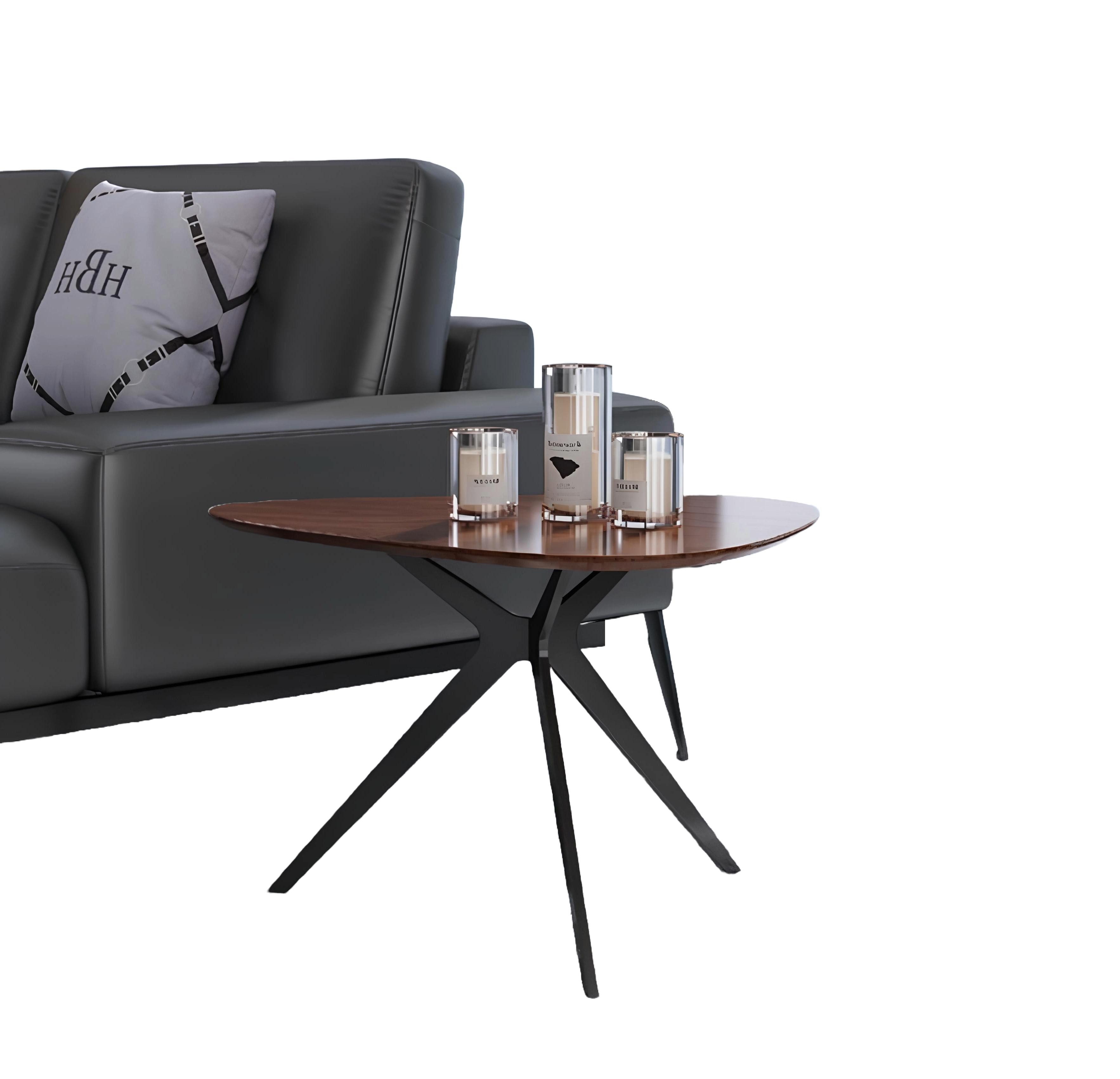 Xlmoebel Beistelltisch Moderner Designer Couchtisch in Holz mit elegantem Design (Beistelltisch), Hergestellt in Europa