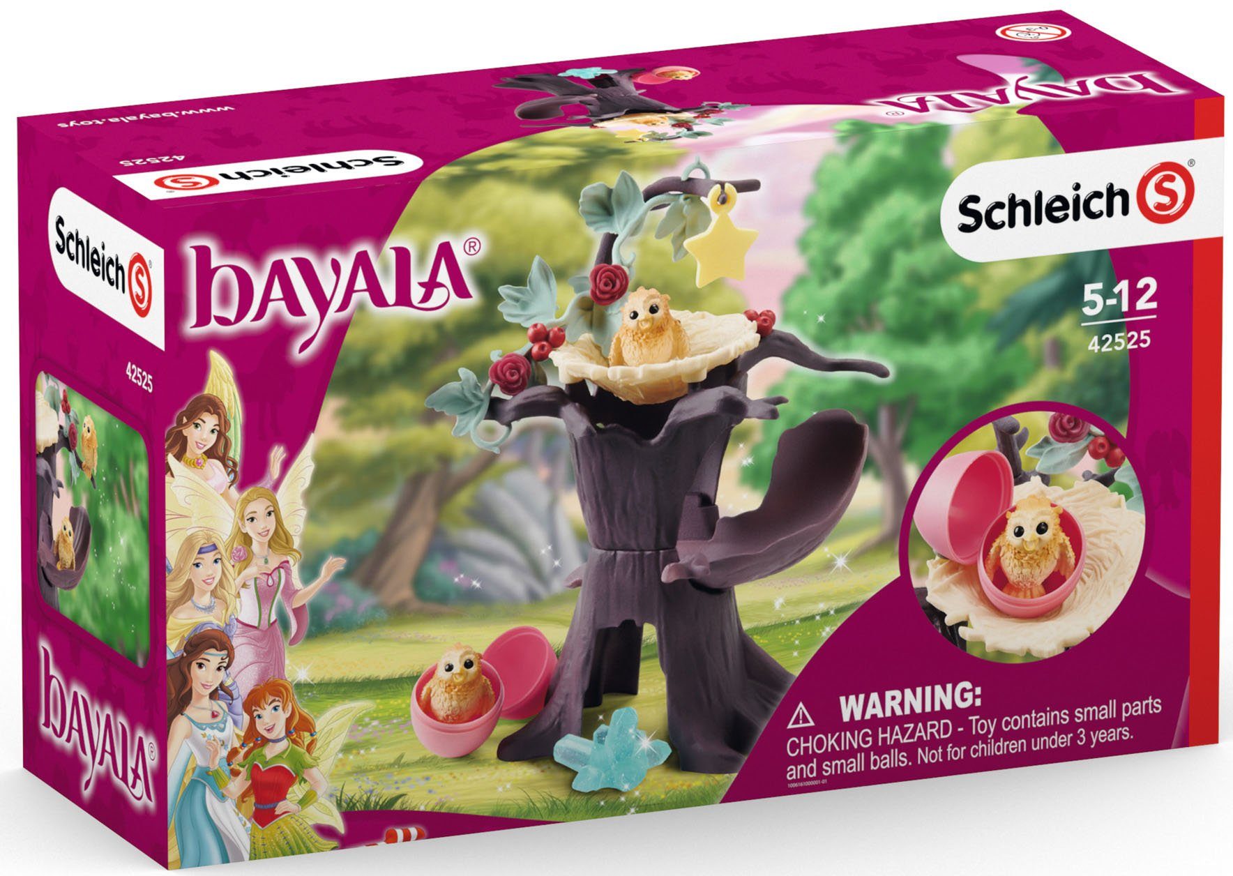 Schleich® Spielwelt BAYALA®, Europe Made in (42525), Babyeulen Schlüpfende