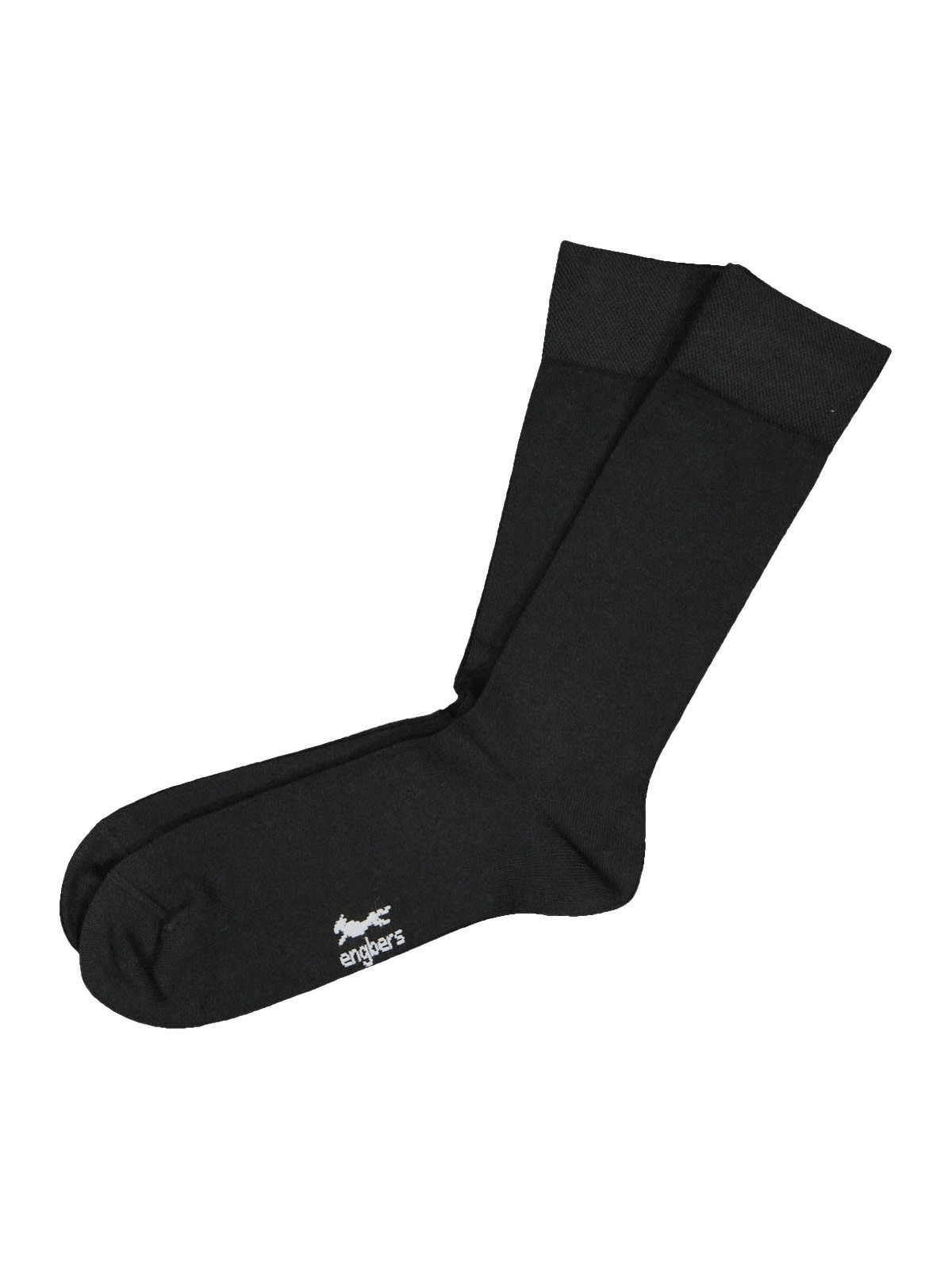 Basicsocken Herren Socken uni, Schwarz