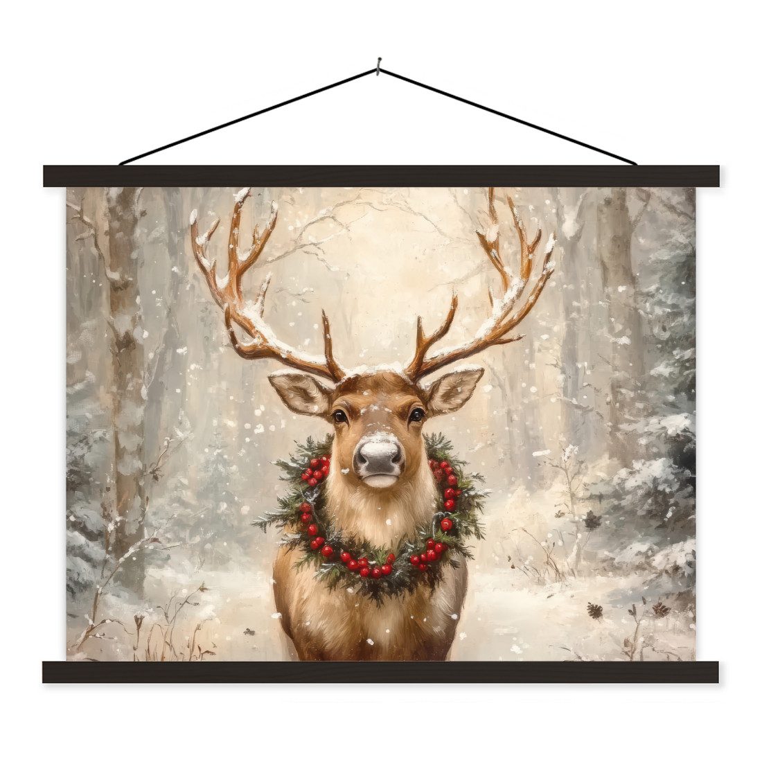 MuchoWow Poster Weihnachten - Rentier - günstig online kaufen