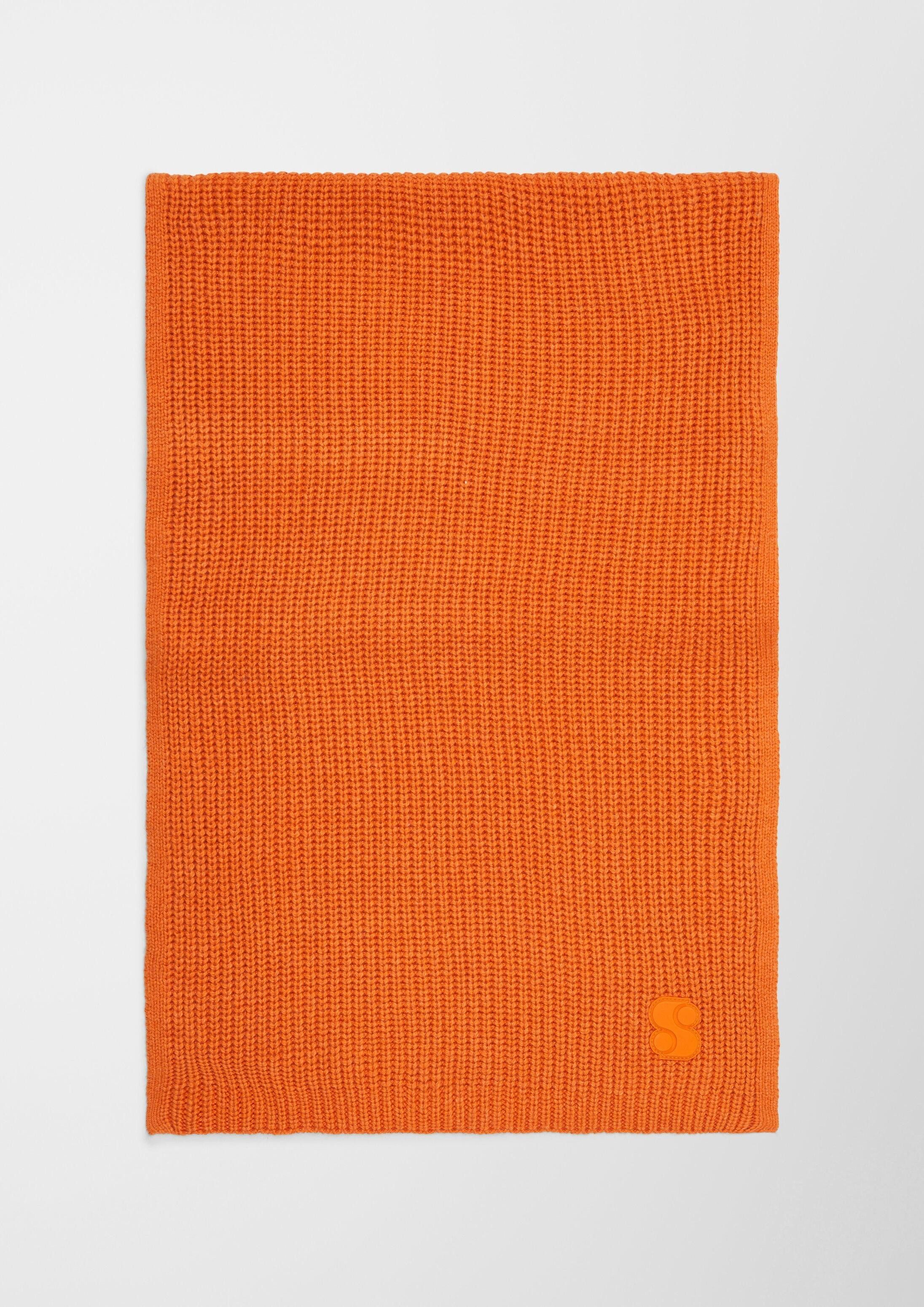 s.Oliver Schal Tuch, Strickschal aus Viskosemix