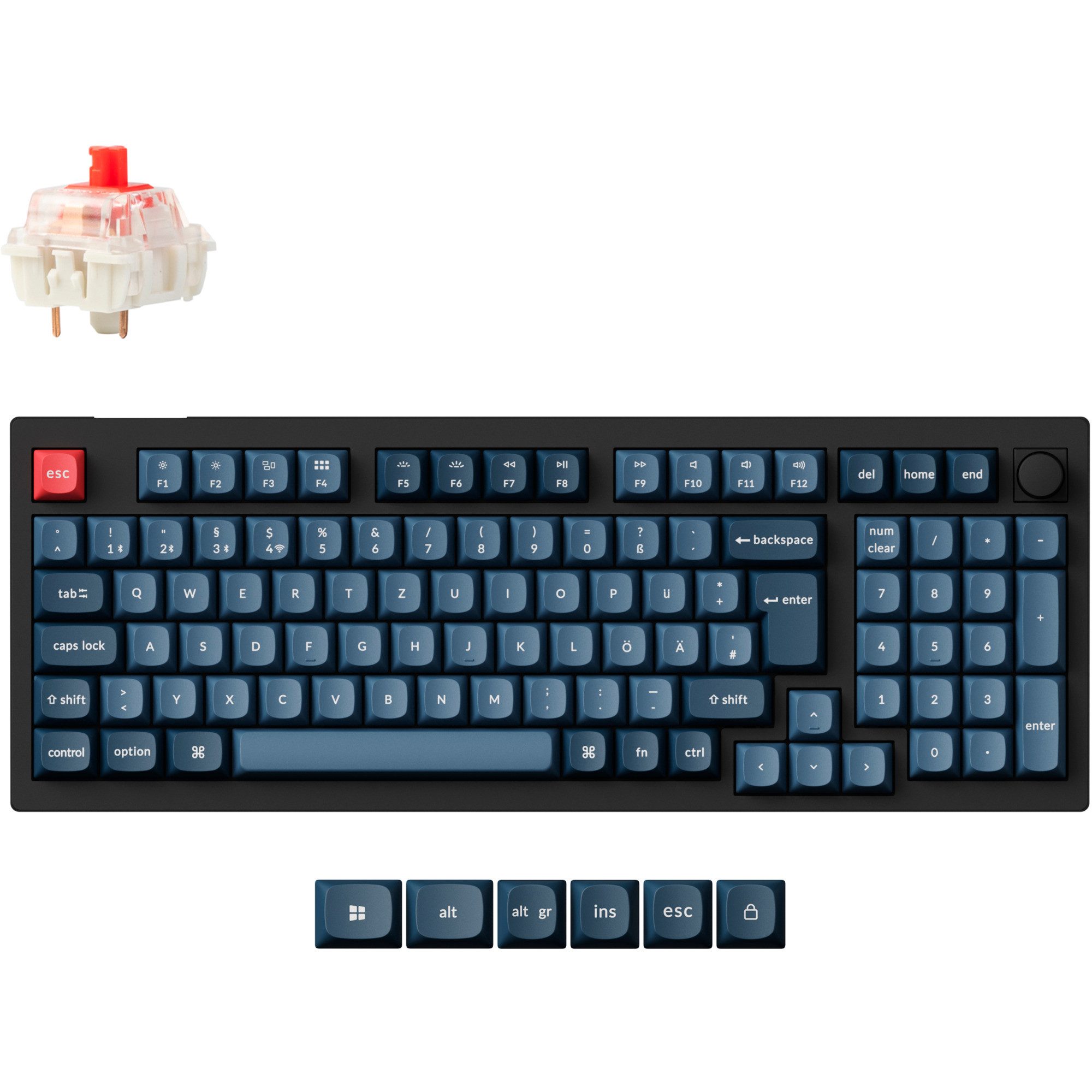Keychron Keychron V5 Max, Gaming-Tastatur, (Hot-Swap, RGB) Tastatur