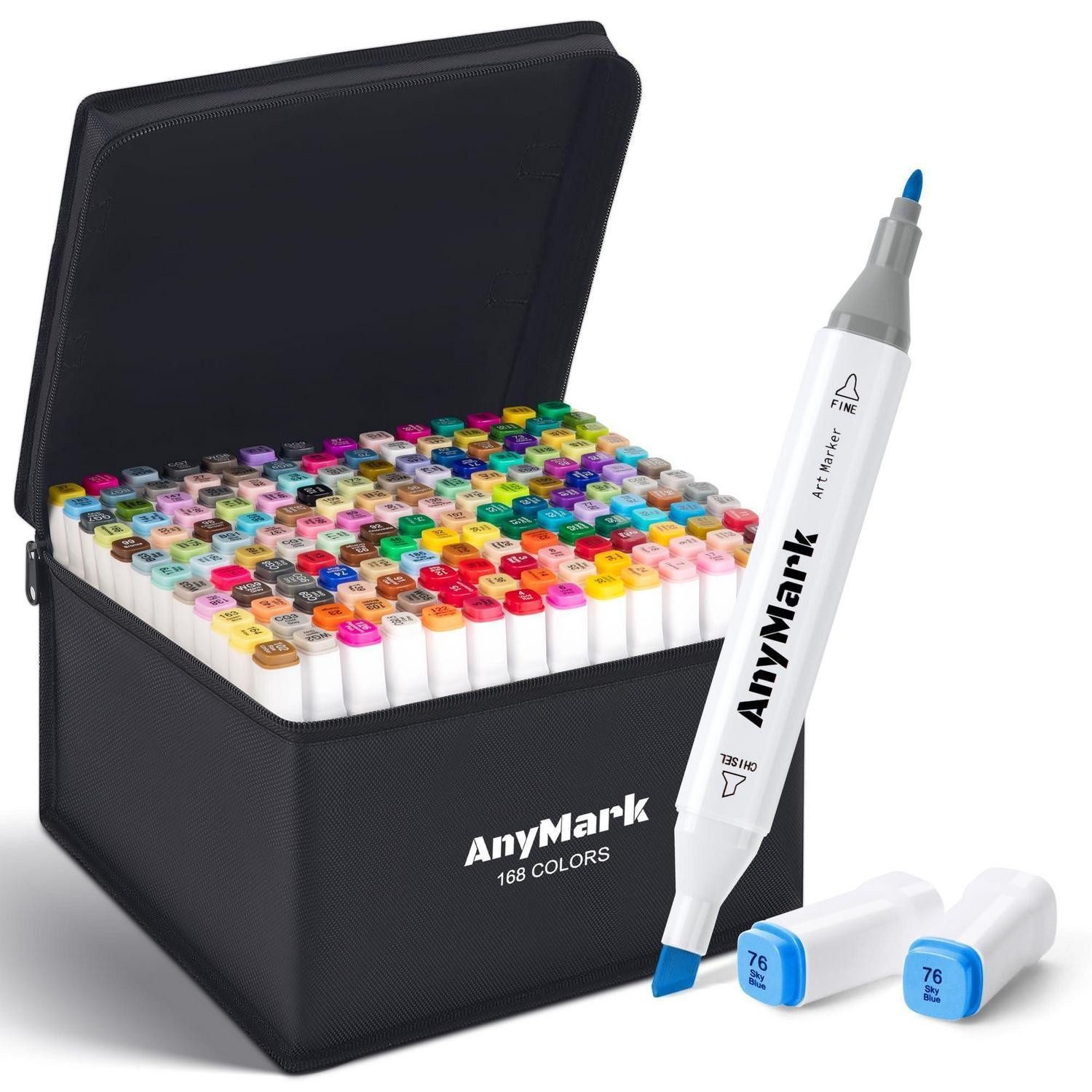 LuxusKollektion Marker Alkohol Marker 168 Farben Doppelspitze