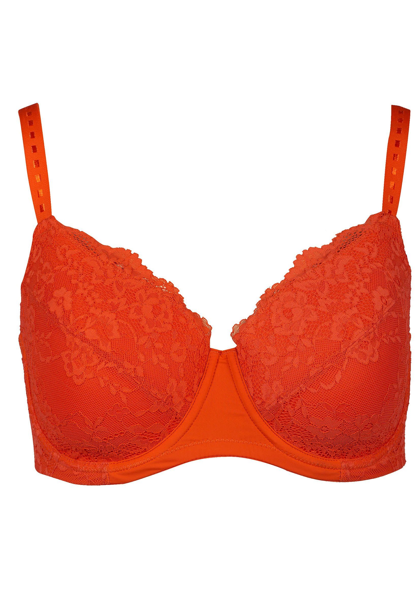 After Eden D-cup & up Bügel-BH LOIS verstellbare Träger, mit Schale, mit Bügel, mit Spitze, feminin