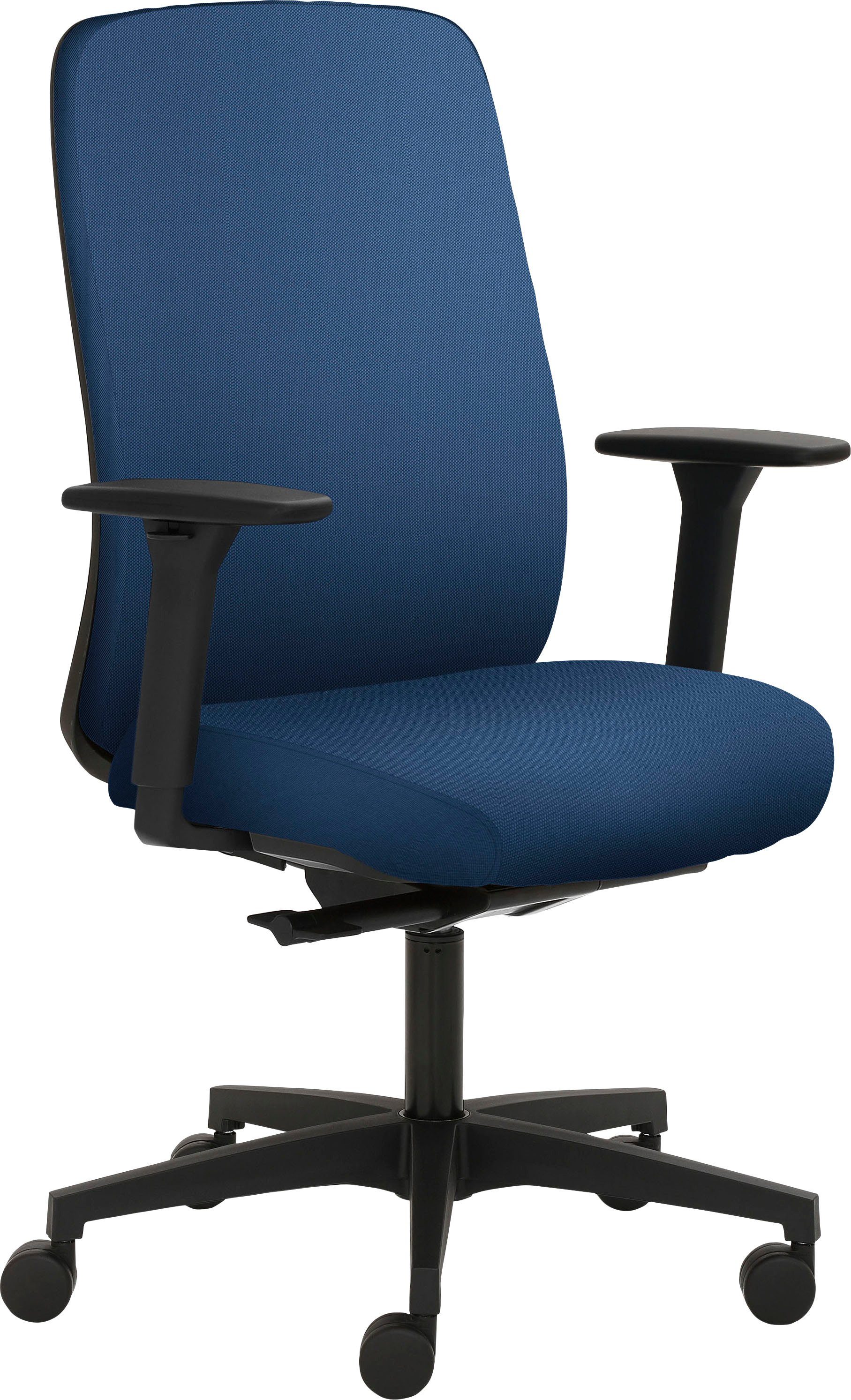 höhenverstellbare Drehstuhl 2229, Sitztiefenverstellung Armlehnen, Mayer Sitzmöbel | Blau Blau