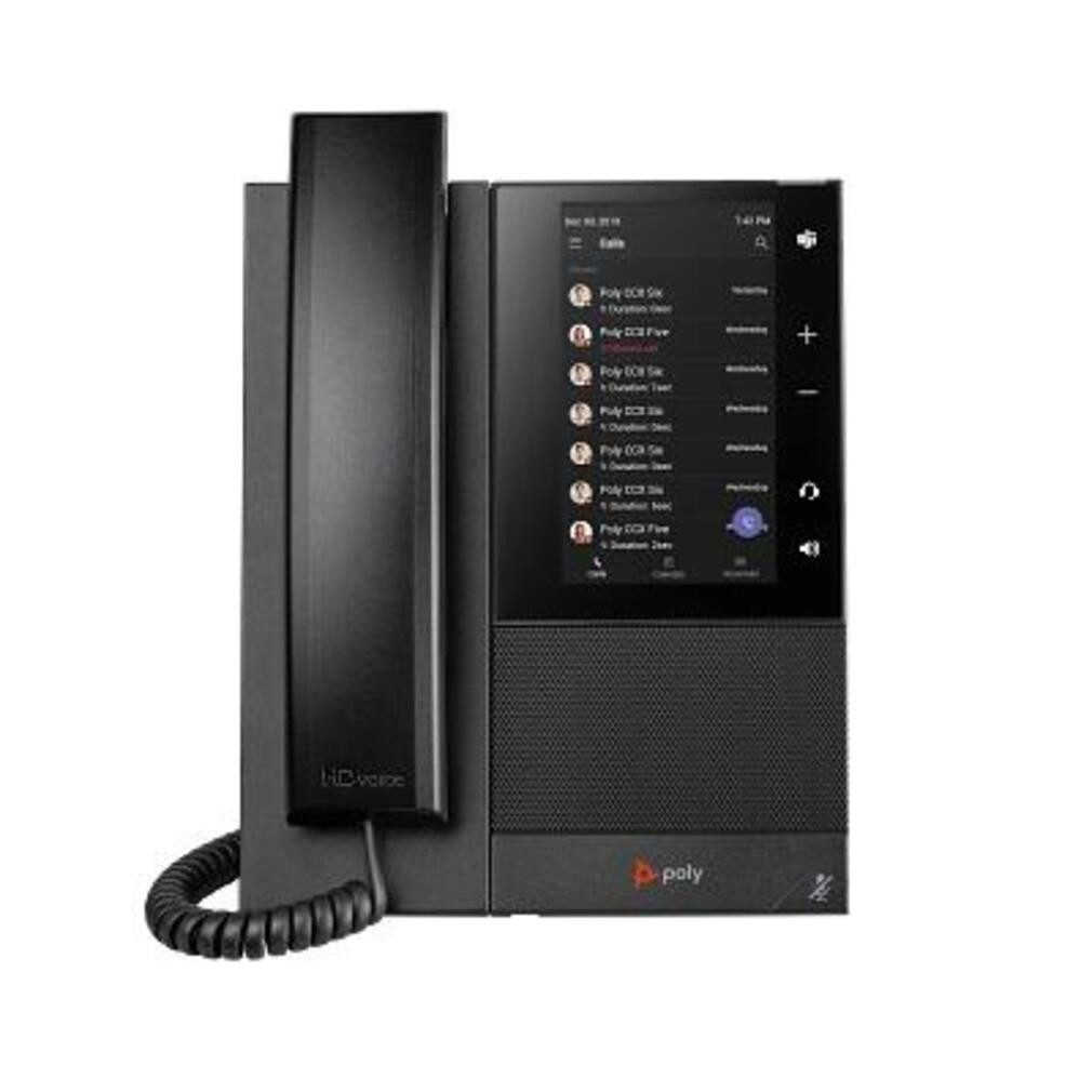 Polycom Poly CCX 505 Business-Medientelefon für Microsoft Kabelgebundenes Telefon